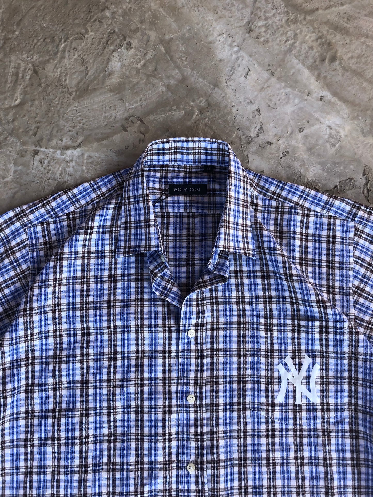 NY crop custom shirt camicia - L/XL