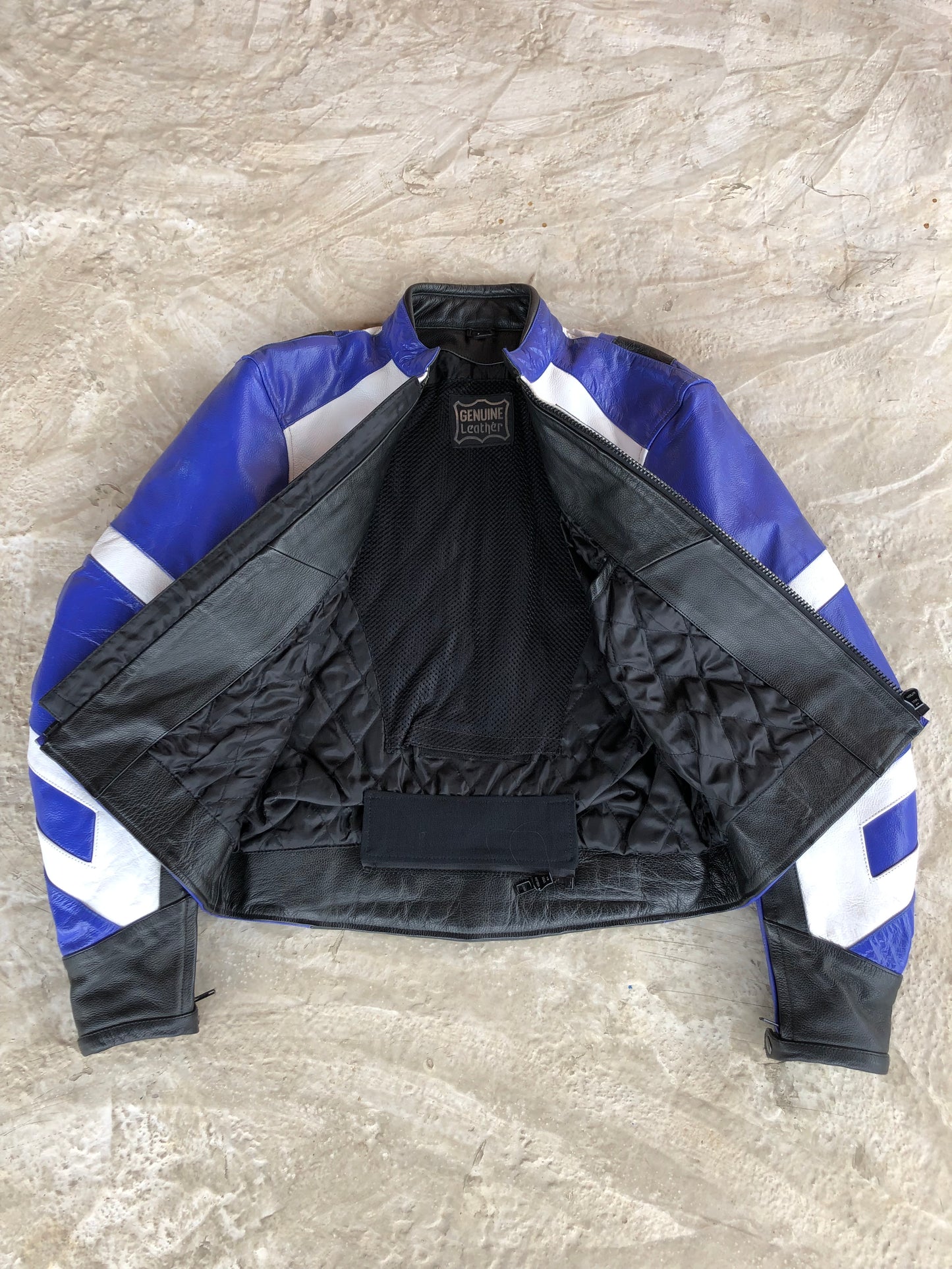Vintage Racing Jacket Real Leather Yamaha