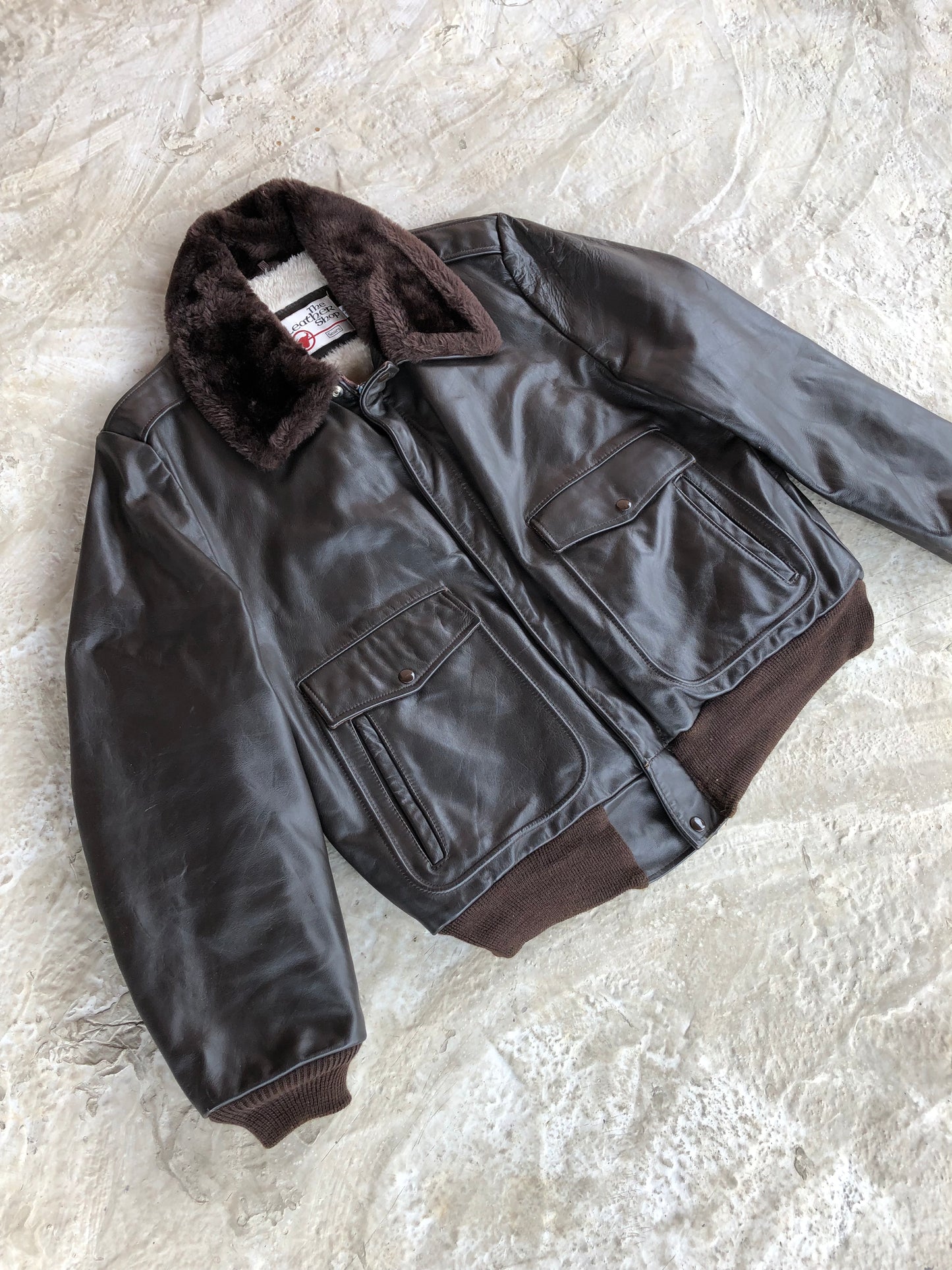 Vintage Real Leather Jacket | Giacca vera pelle