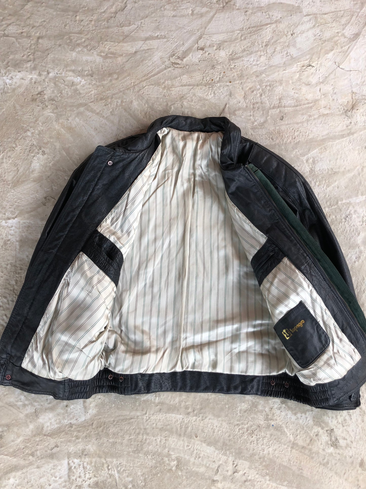 Vintage Real Leather Jacket | Giacca vera pelle