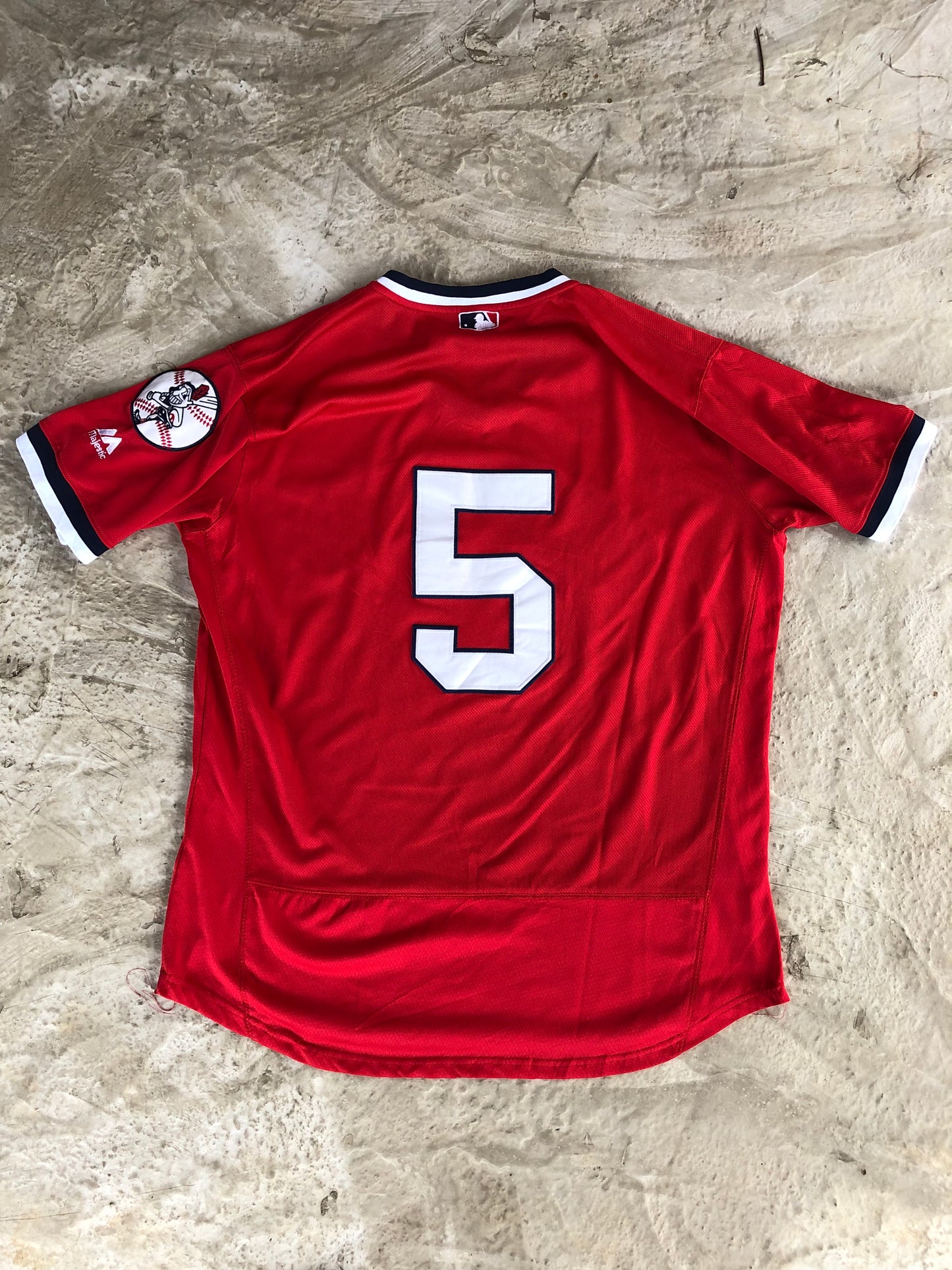 Indians x Majestic Mlb baseball Jersey