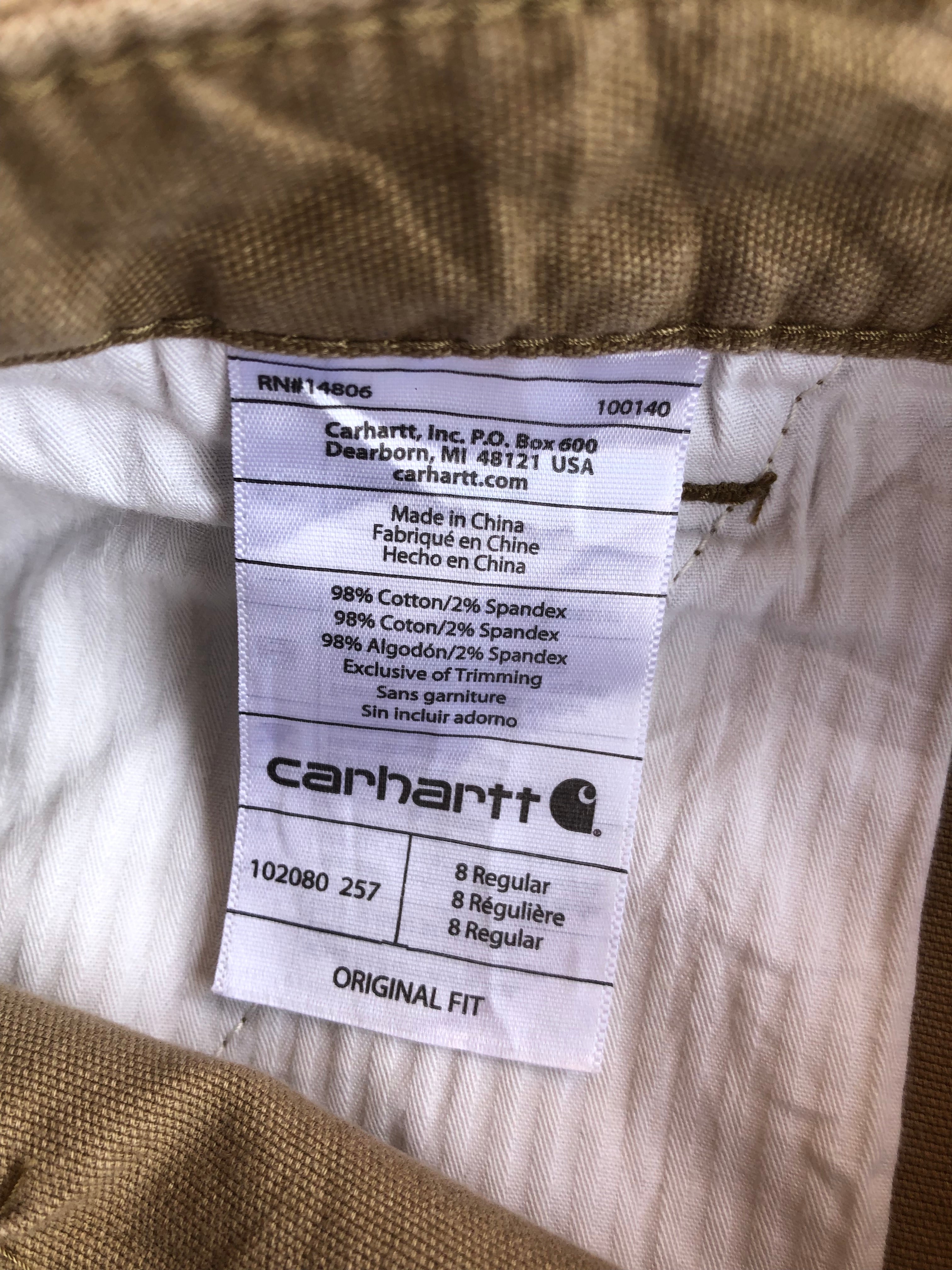 Carhartt pants made in Usa - M