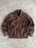 Vintage Real Leather Jacket | Giacca vera pelle - L
