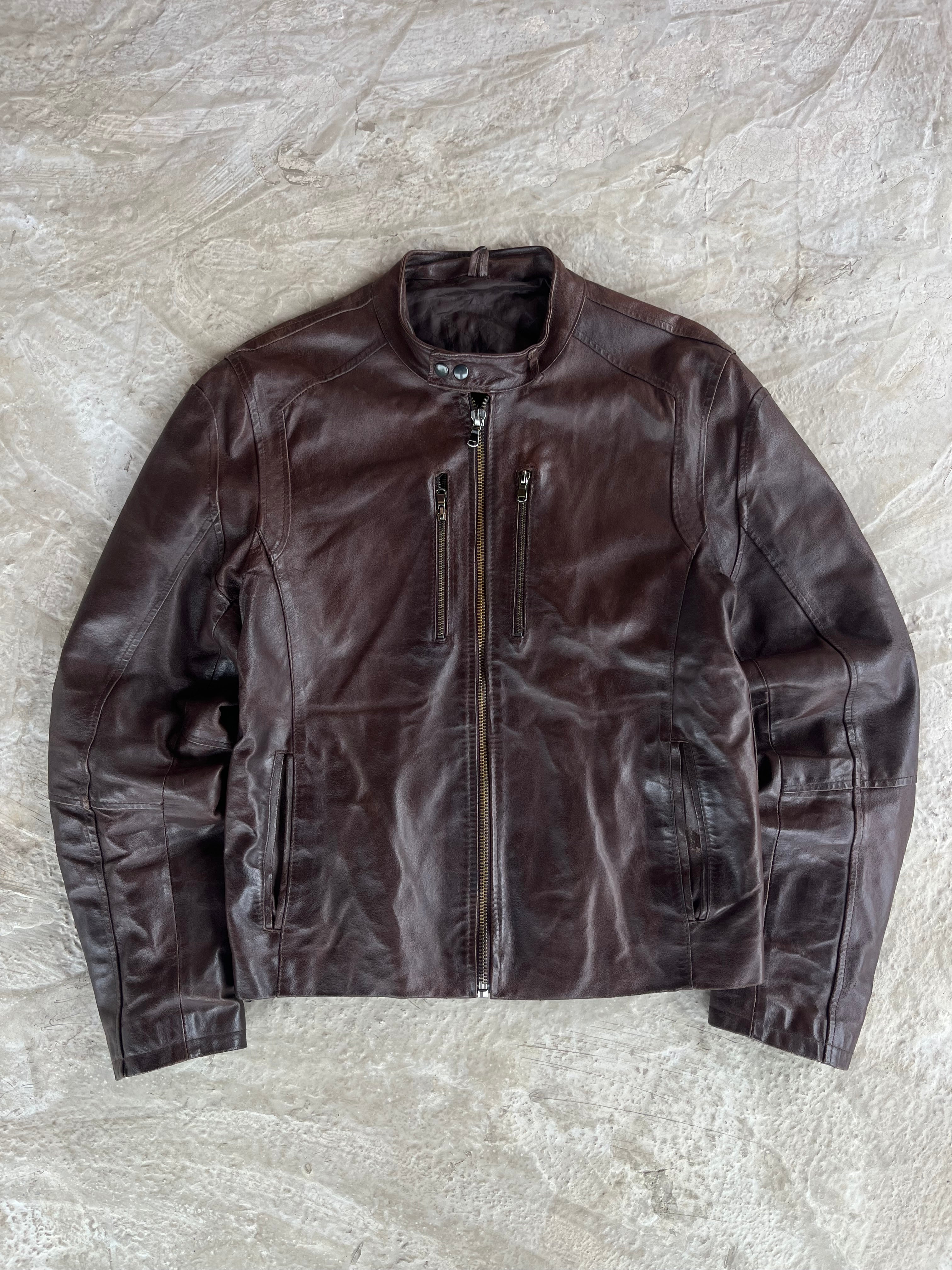 Vintage Real Leather Jacket | Giacca vera pelle - L