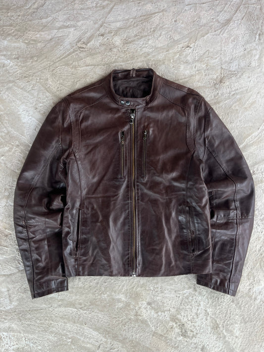 Vintage Real Leather Jacket | Giacca vera pelle - L