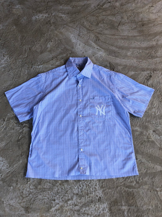 NY crop custom shirt camicia - M