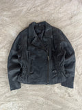 Vintage Real Leather Biker Jacket | Giacca Chiodo vera pelle - L/XL
