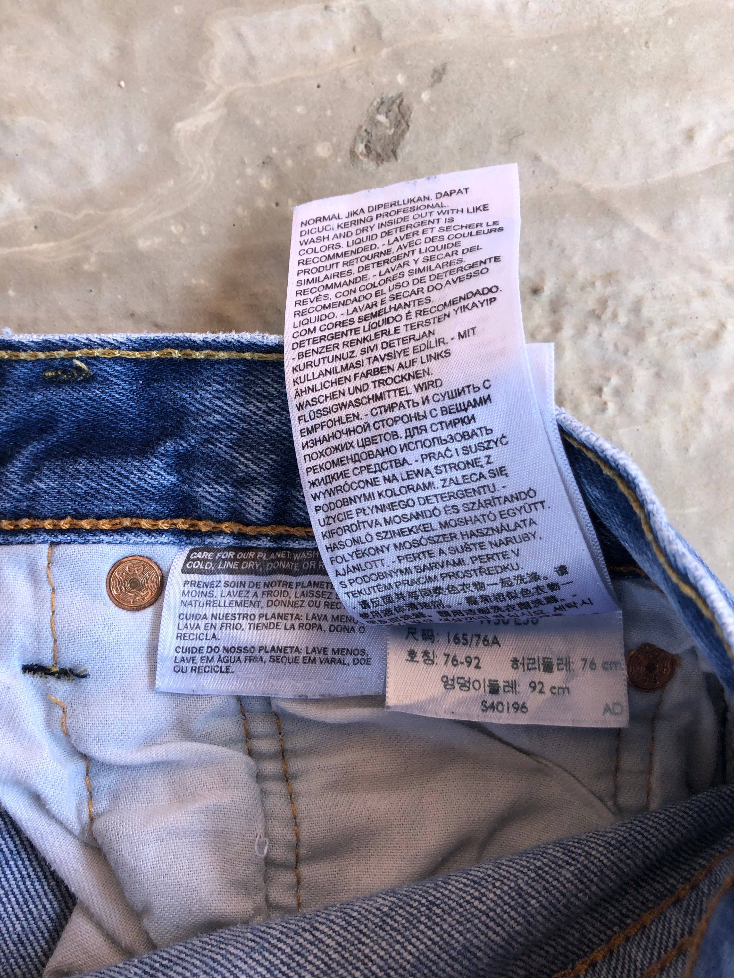 Jeans Levi’s 501 W30 L30 - S/M