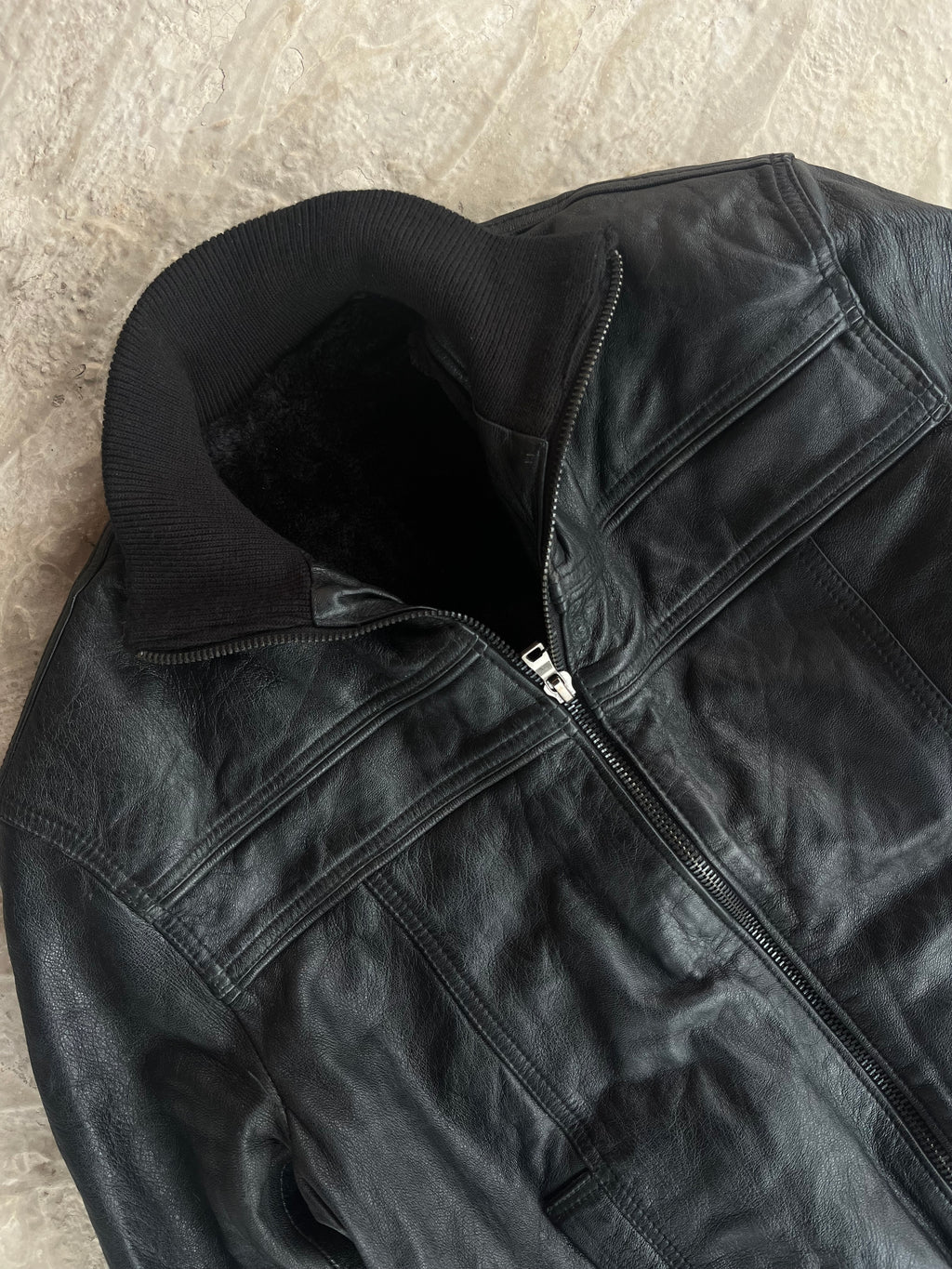 Vintage Real Leather Jacket | Giacca vera pelle - M/L