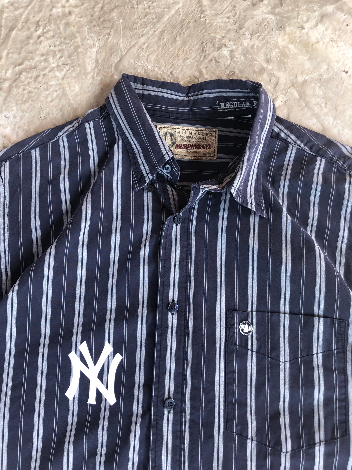 NY crop custom shirt camicia - L/XL