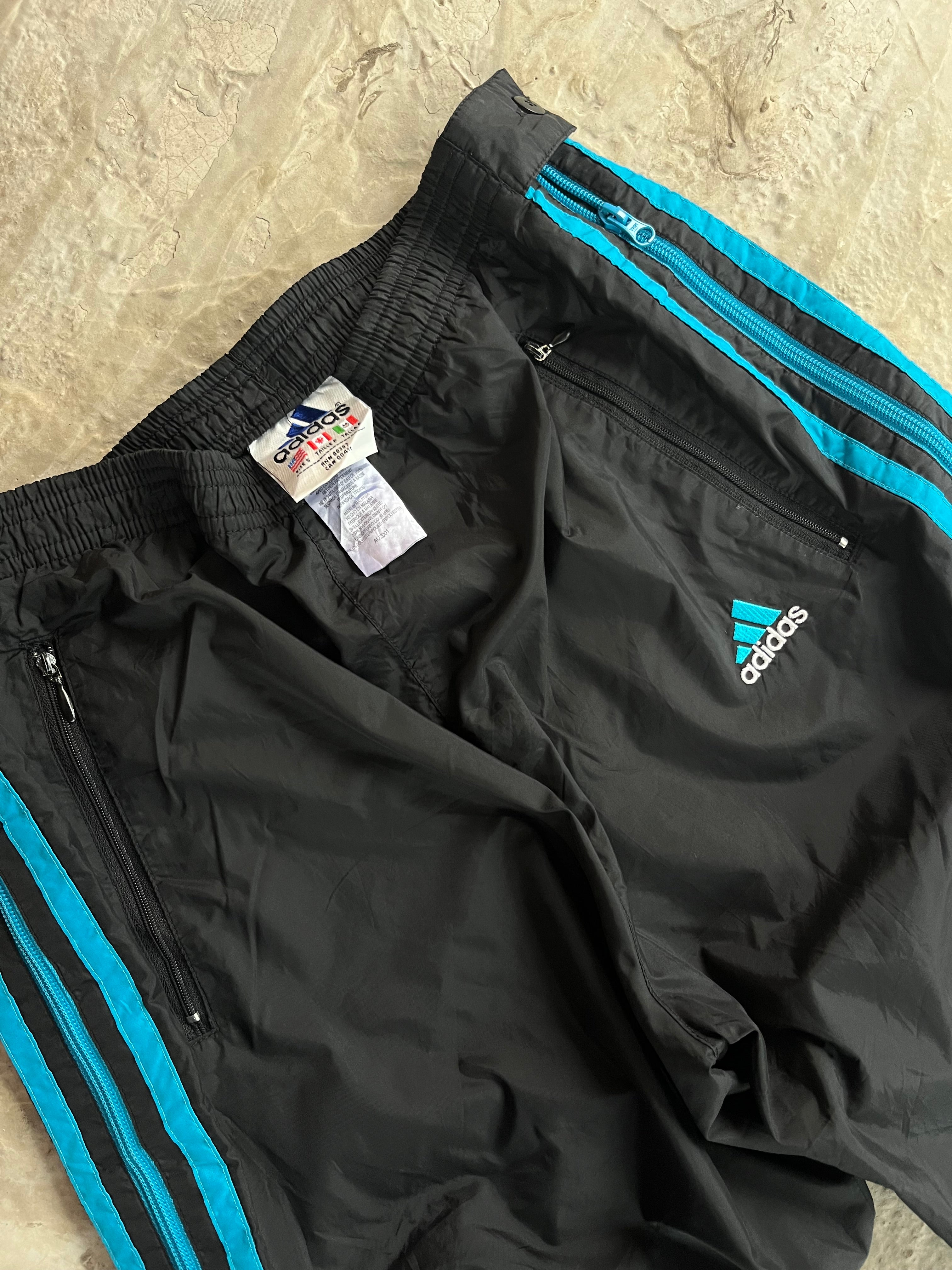 00s Adidas track pants tuta - M