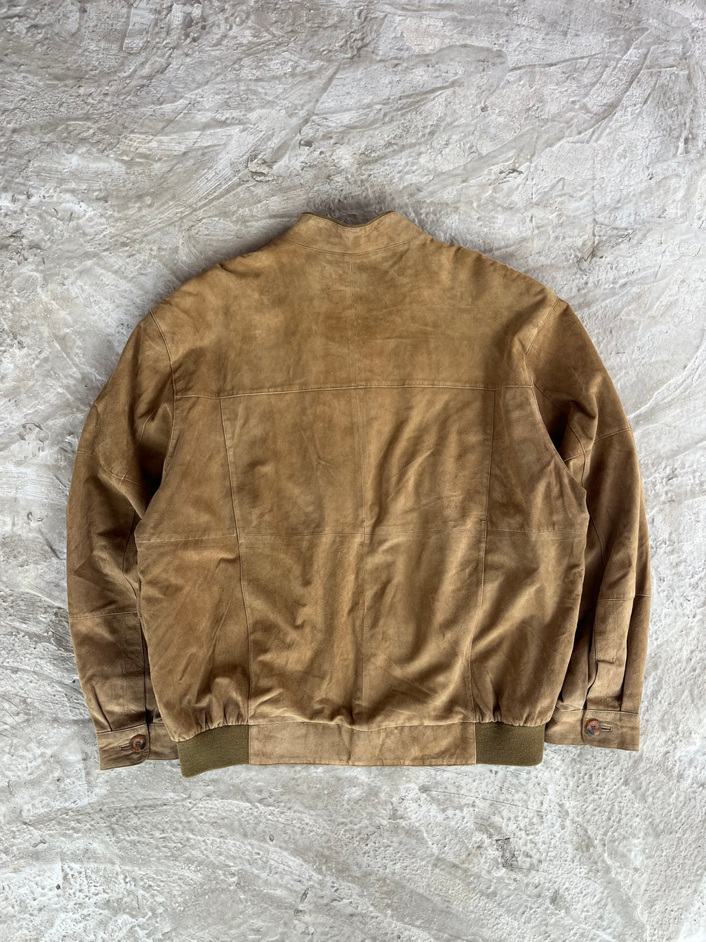 Vintage Real Suede Leather Jacket | Giacca vera pelle scamosciata - XL/XXL
