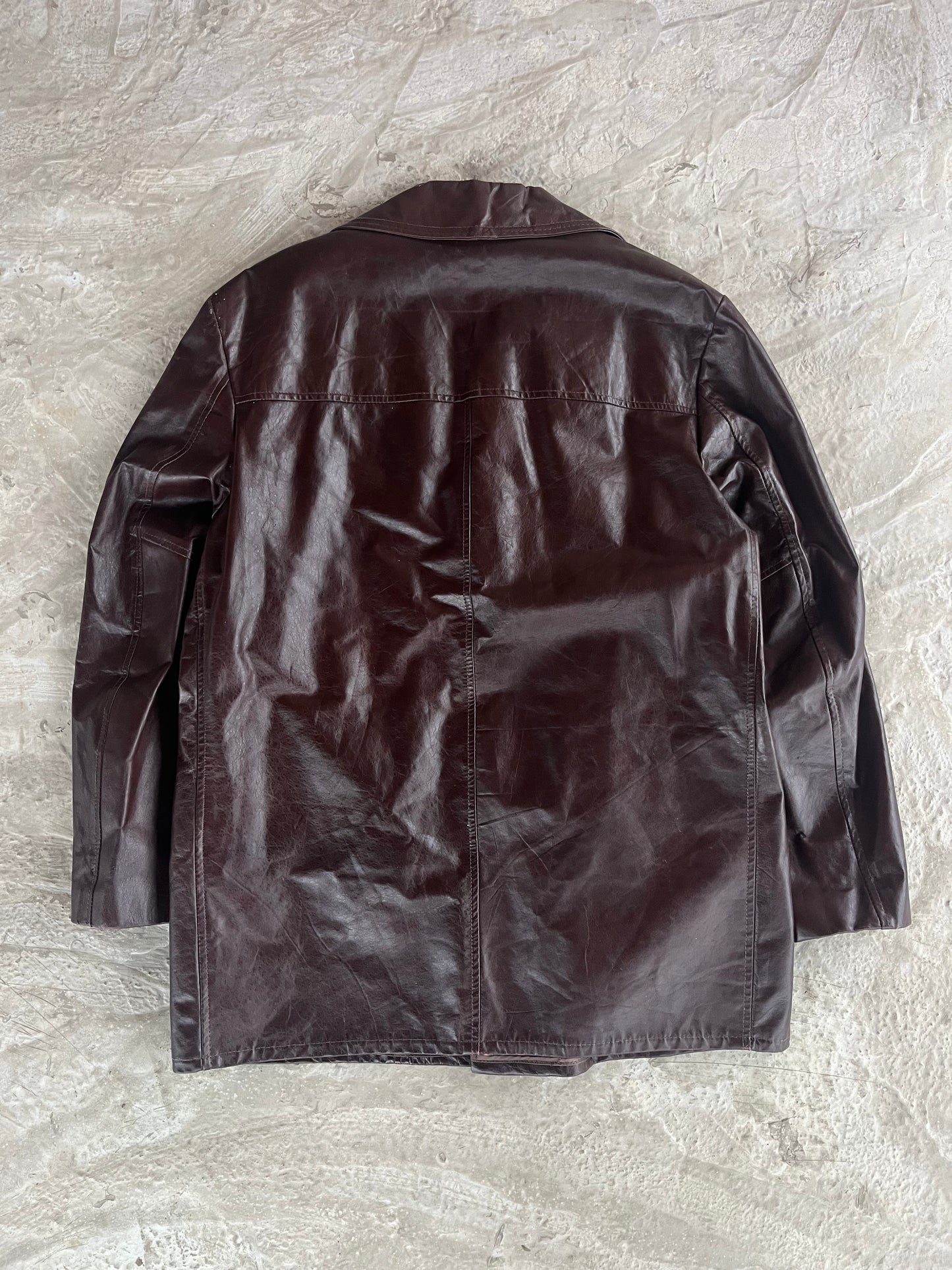 Vintage Real Leather Jacket | Giacca vera pelle - L/XL