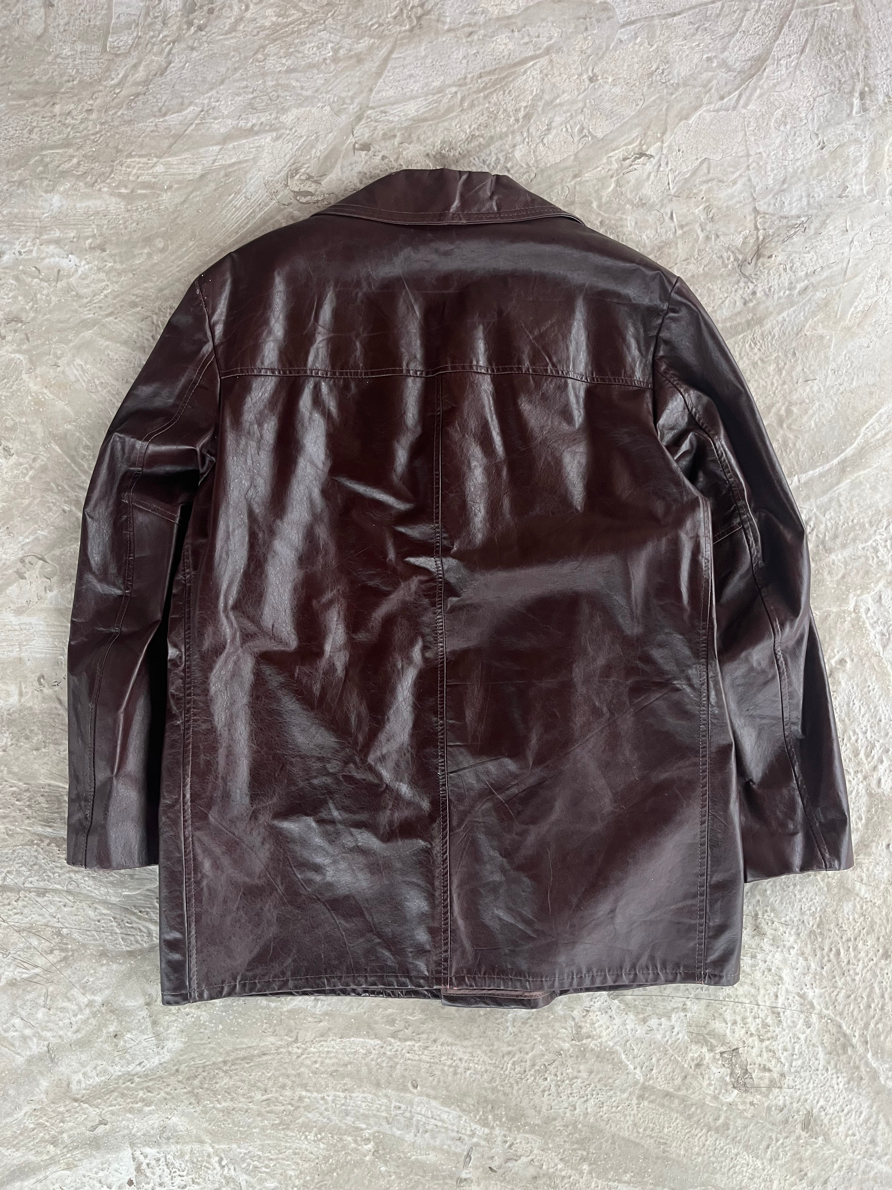 Vintage Real Leather Jacket | Giacca vera pelle - L/XL