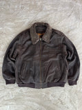 Vintage Real Leather Jacket | Giacca vera pelle - XL/XXL