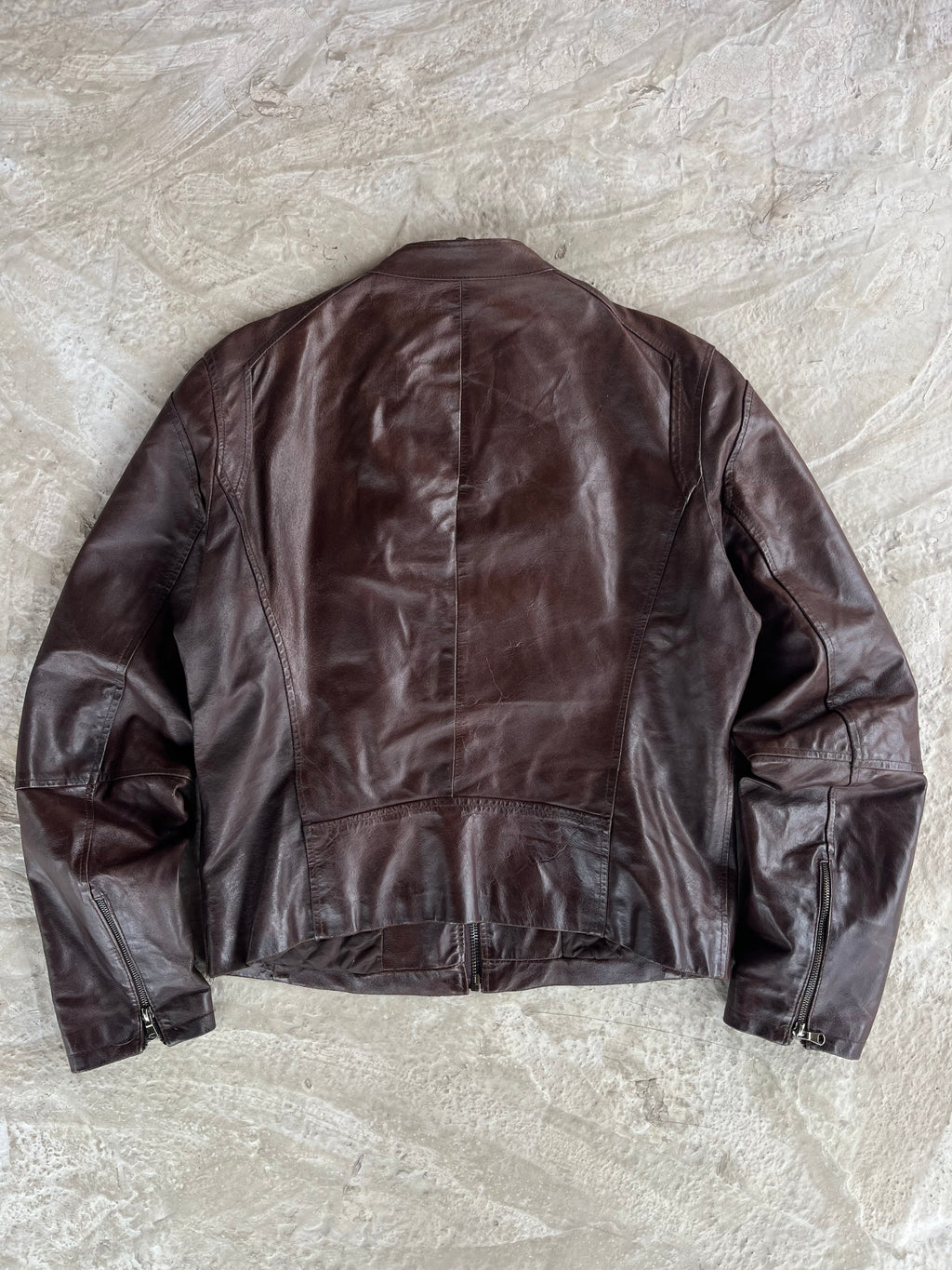 Vintage Real Leather Jacket | Giacca vera pelle - L