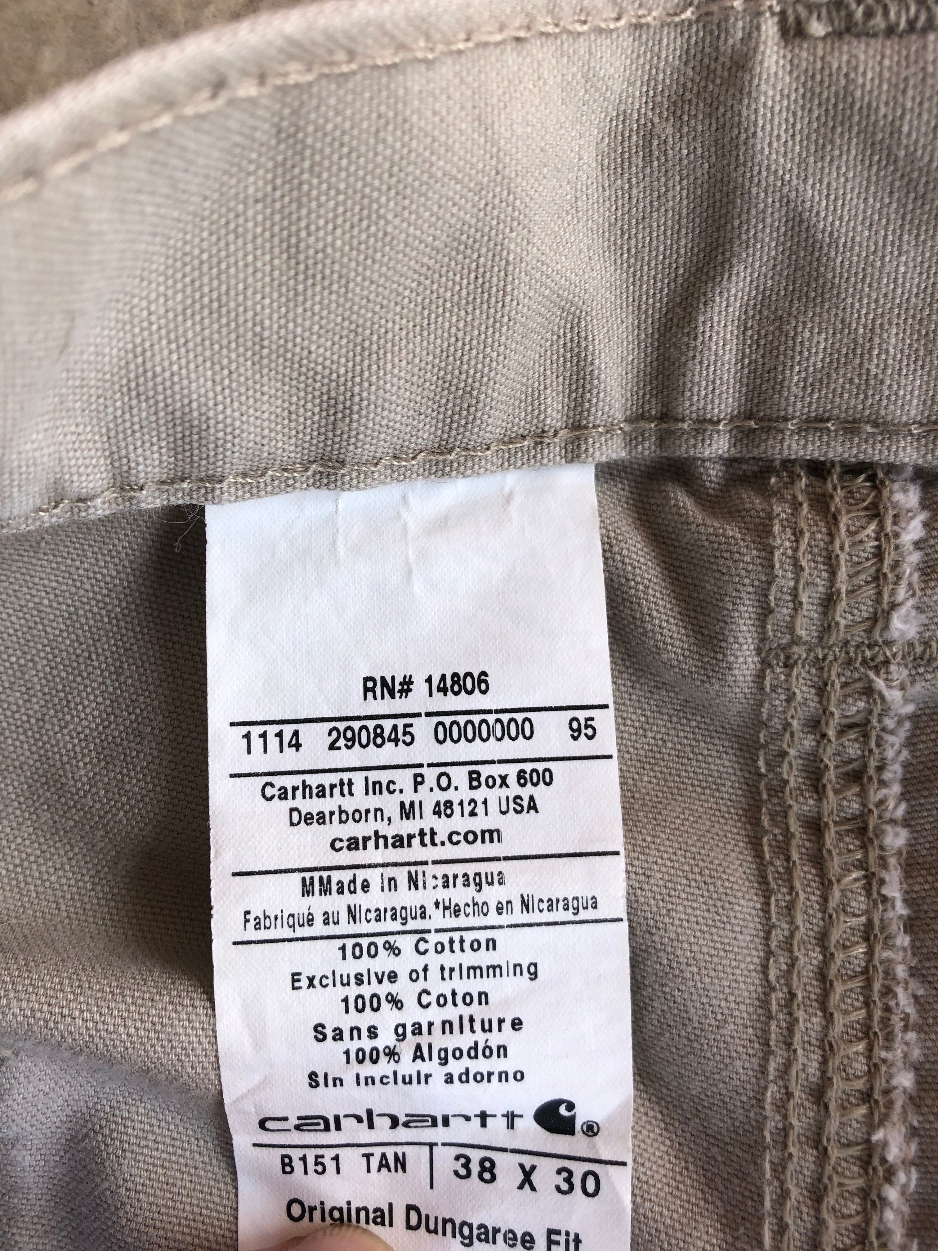 Carhartt pants made in Usa W38 L30 - L