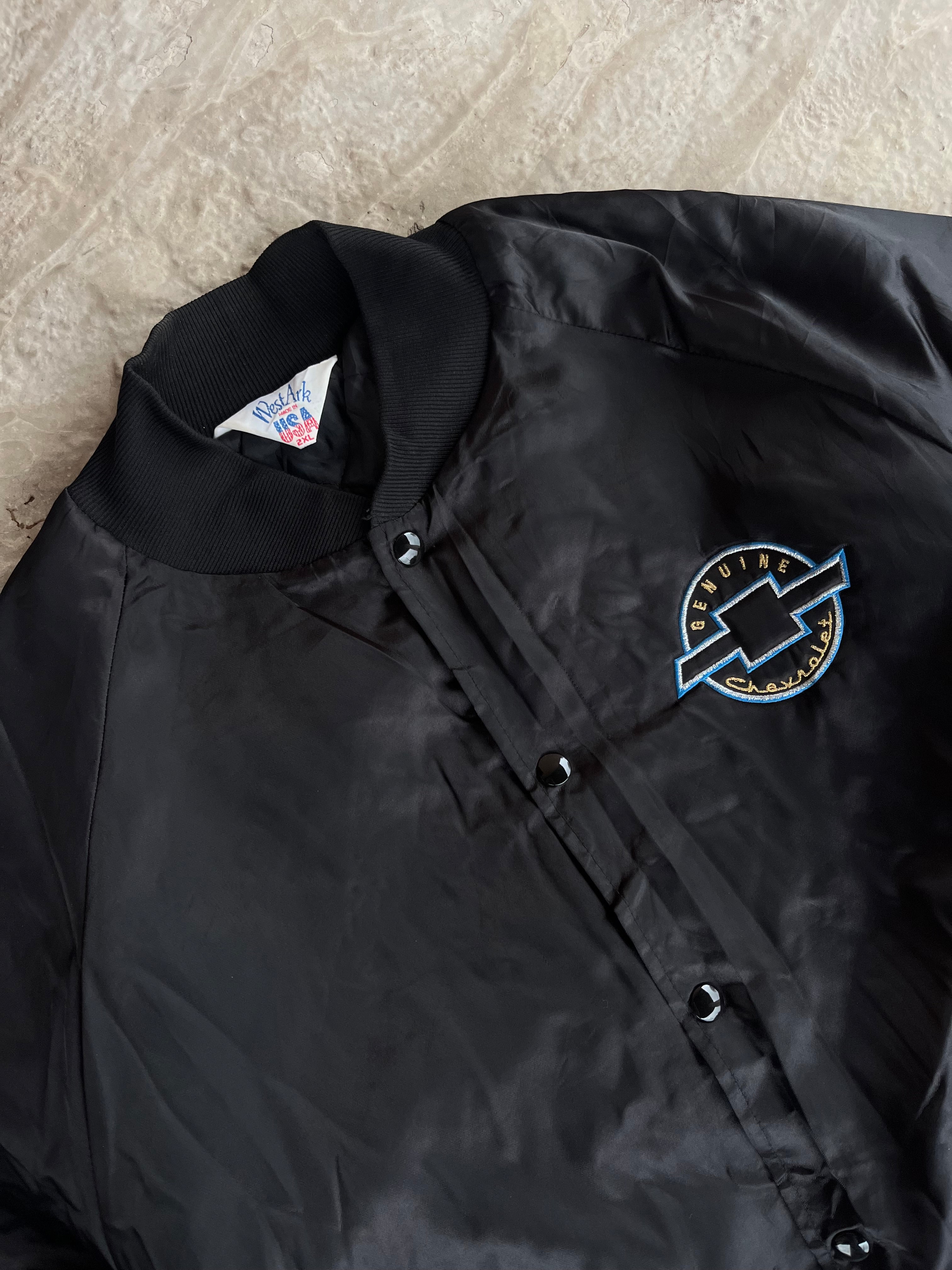 Genuine Chevrolet West Ark USA varsity Jacket bomber - L-2XL