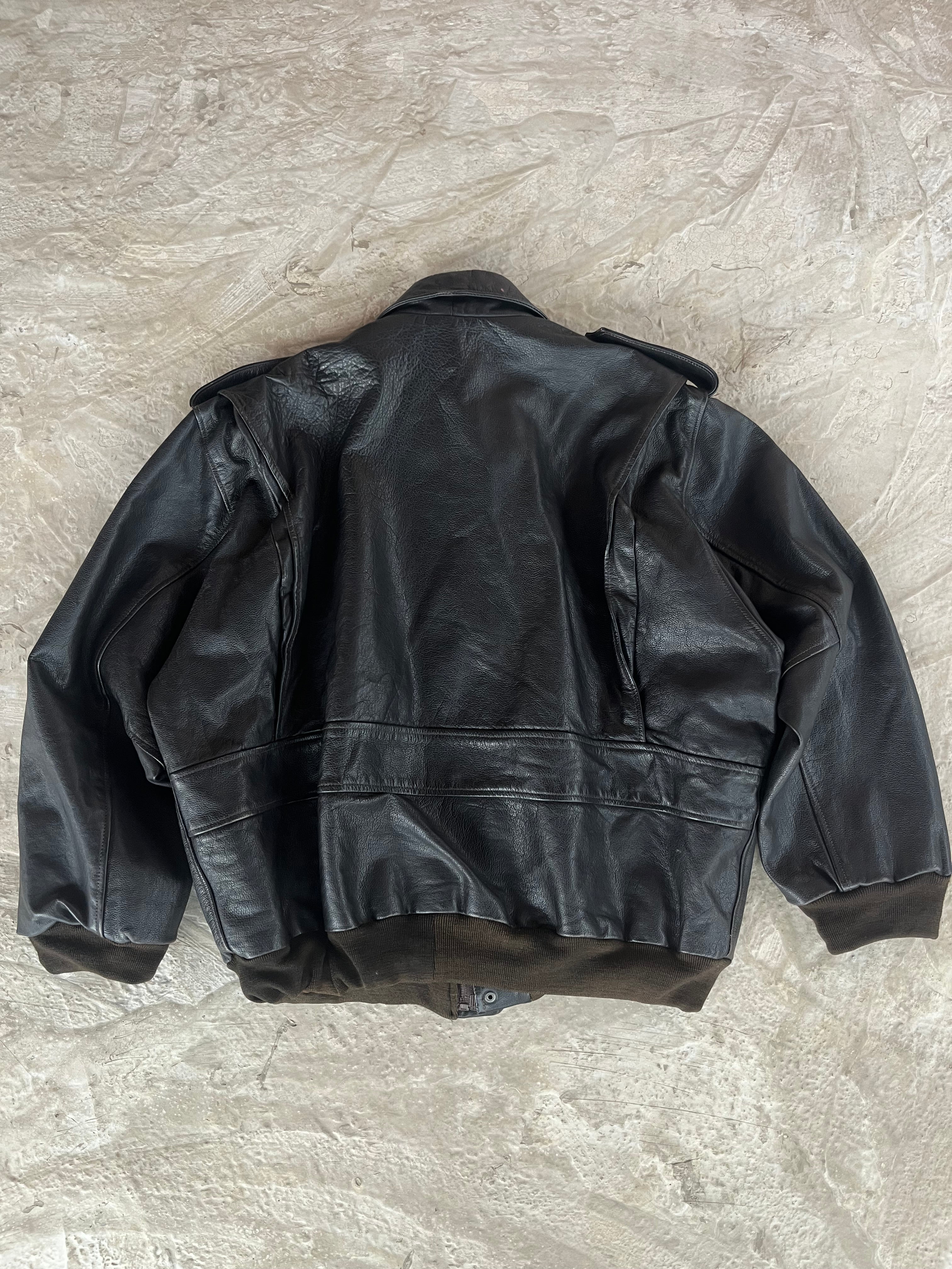 Vintage Real Leather Jacket | Giacca vera pelle