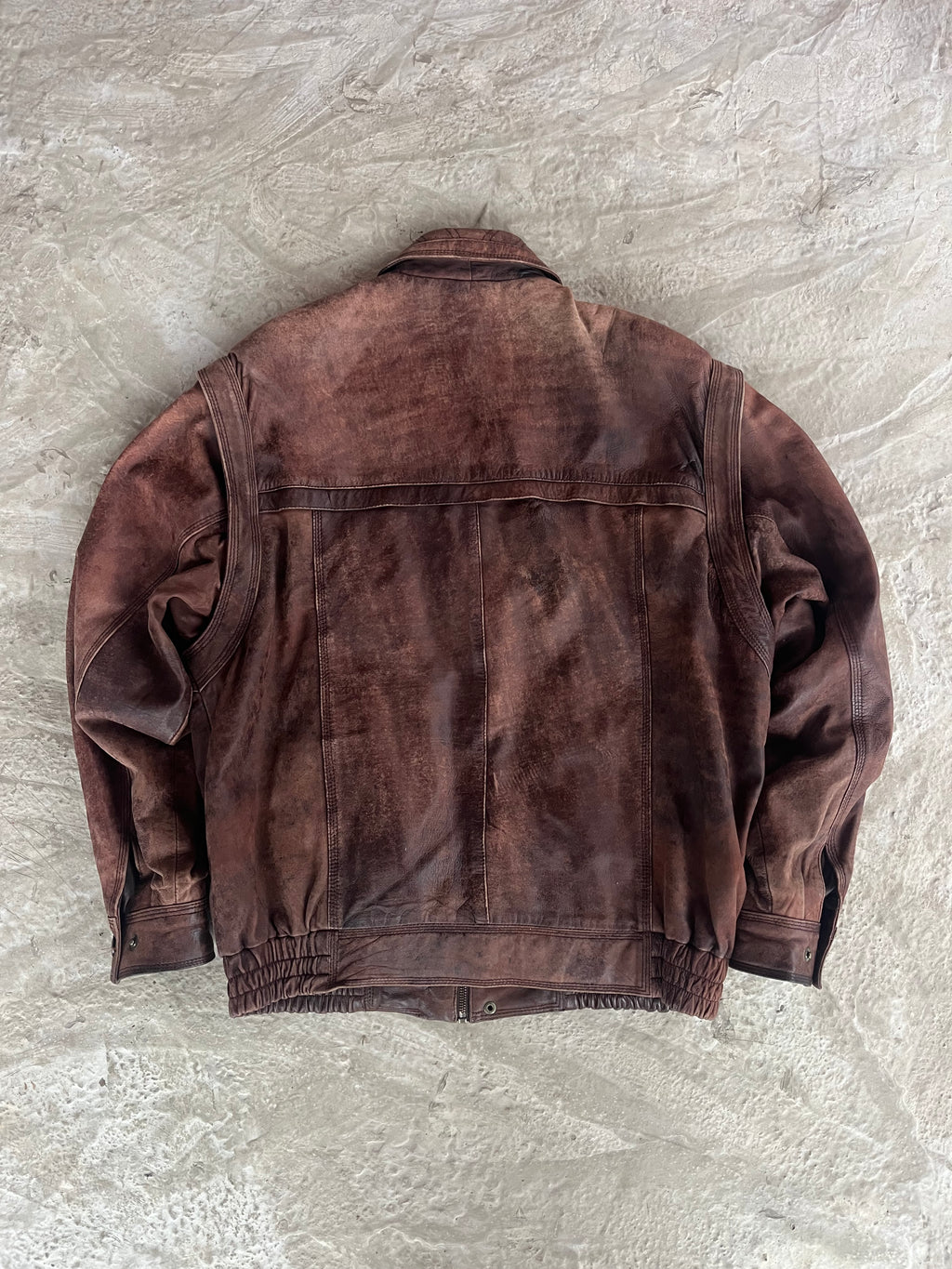Vintage Real Leather Jacket | Giacca vera pelle - L
