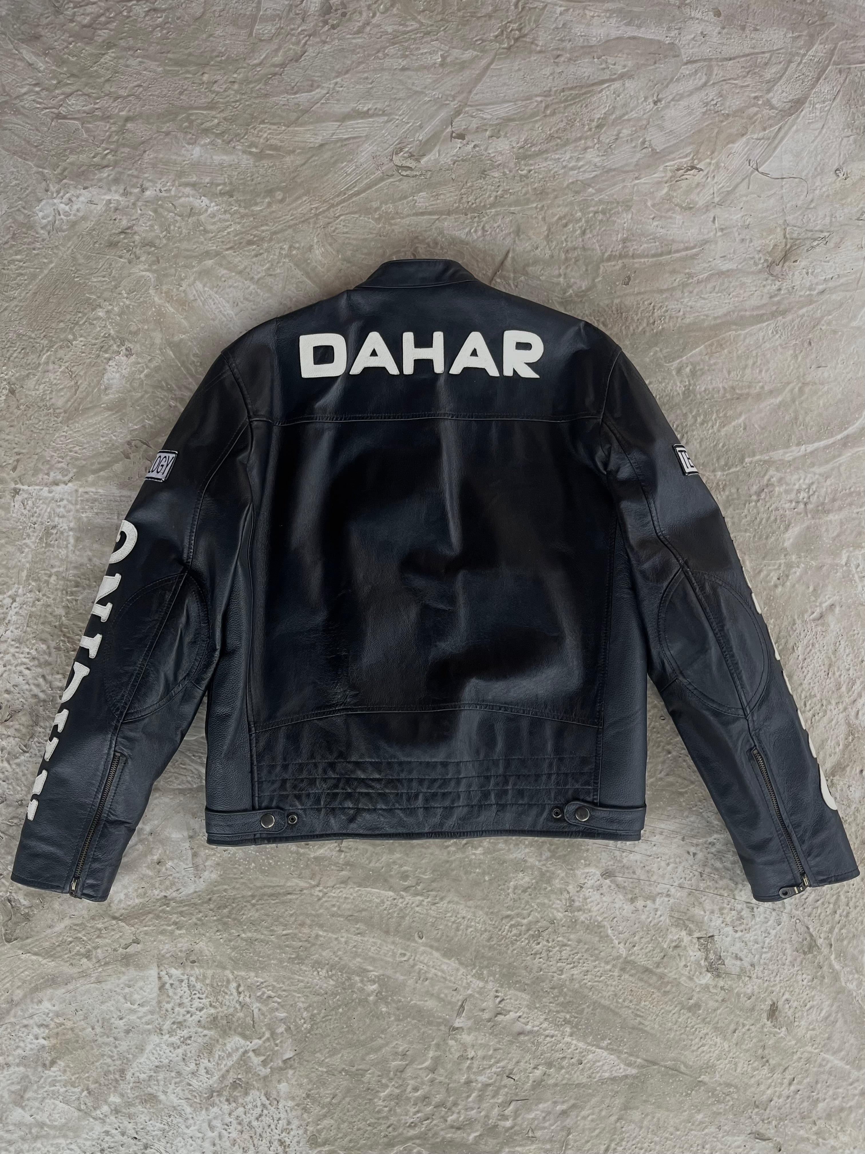 Vintage Racing Jacket Real Leather Dahar