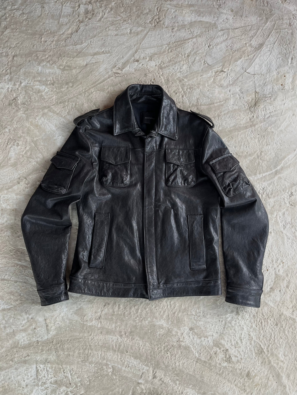 Vintage Real Leather Jacket | Giacca vera pelle