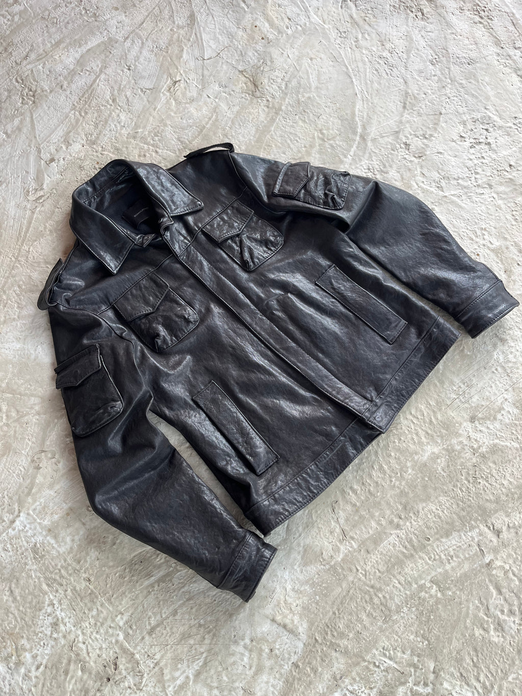 Vintage Real Leather Jacket | Giacca vera pelle