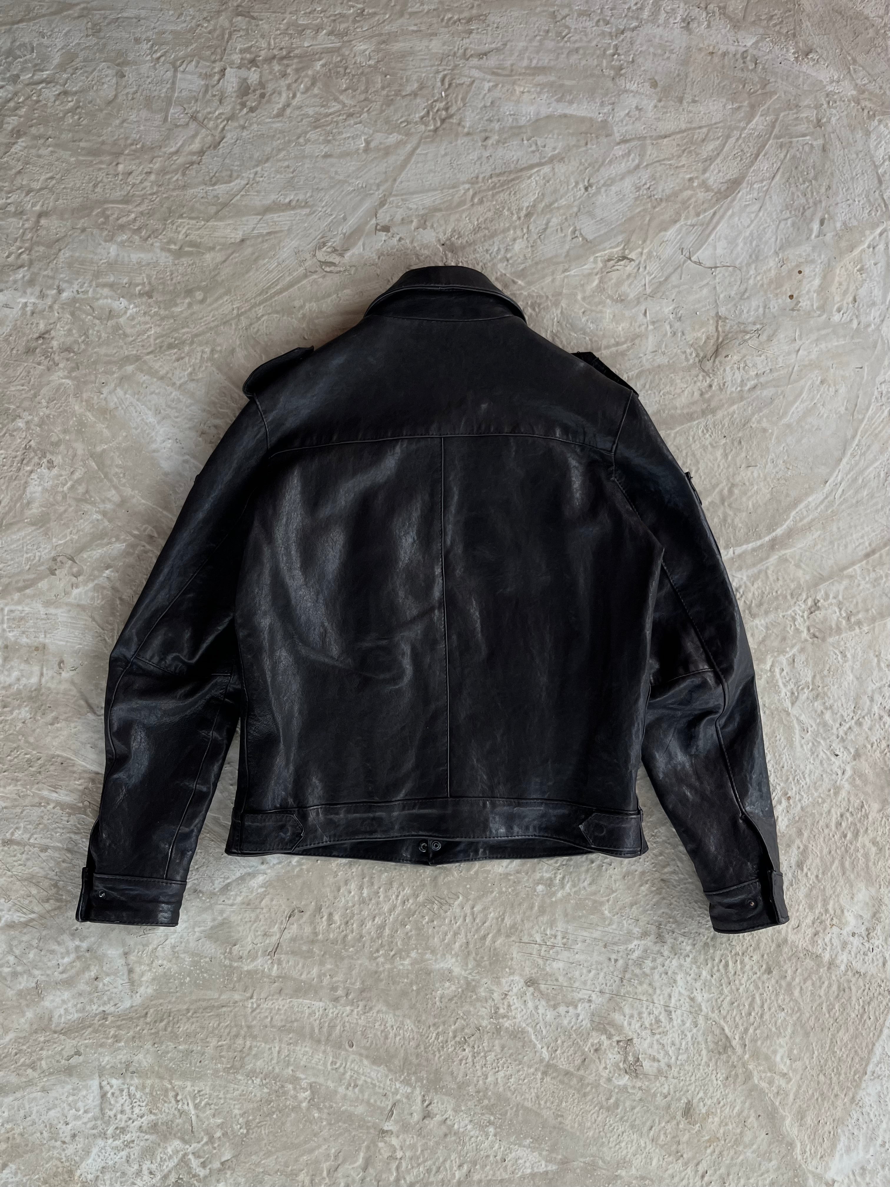 Vintage Real Leather Jacket | Giacca vera pelle