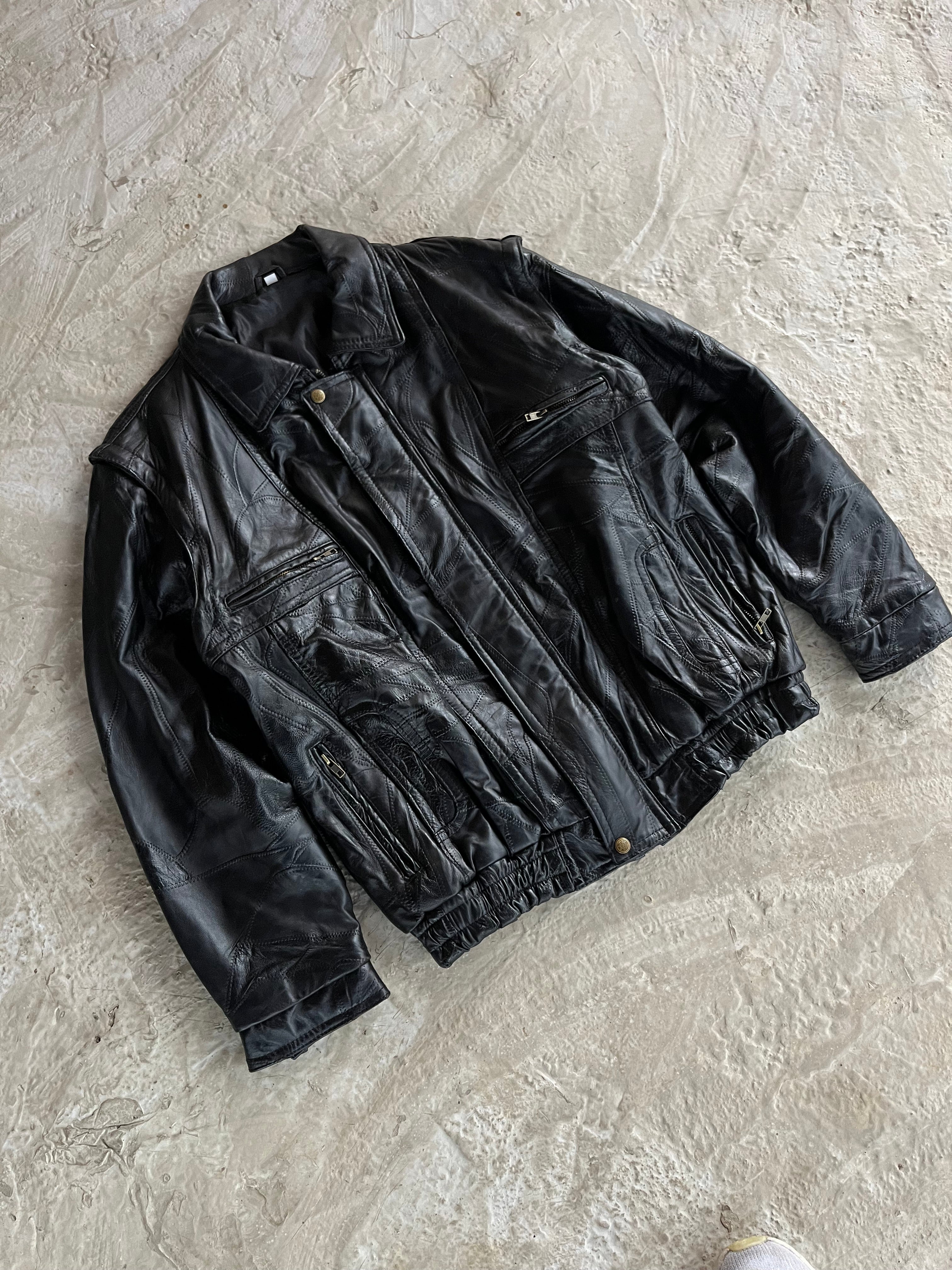Vintage Real Leather Jacket | Giacca vera pelle