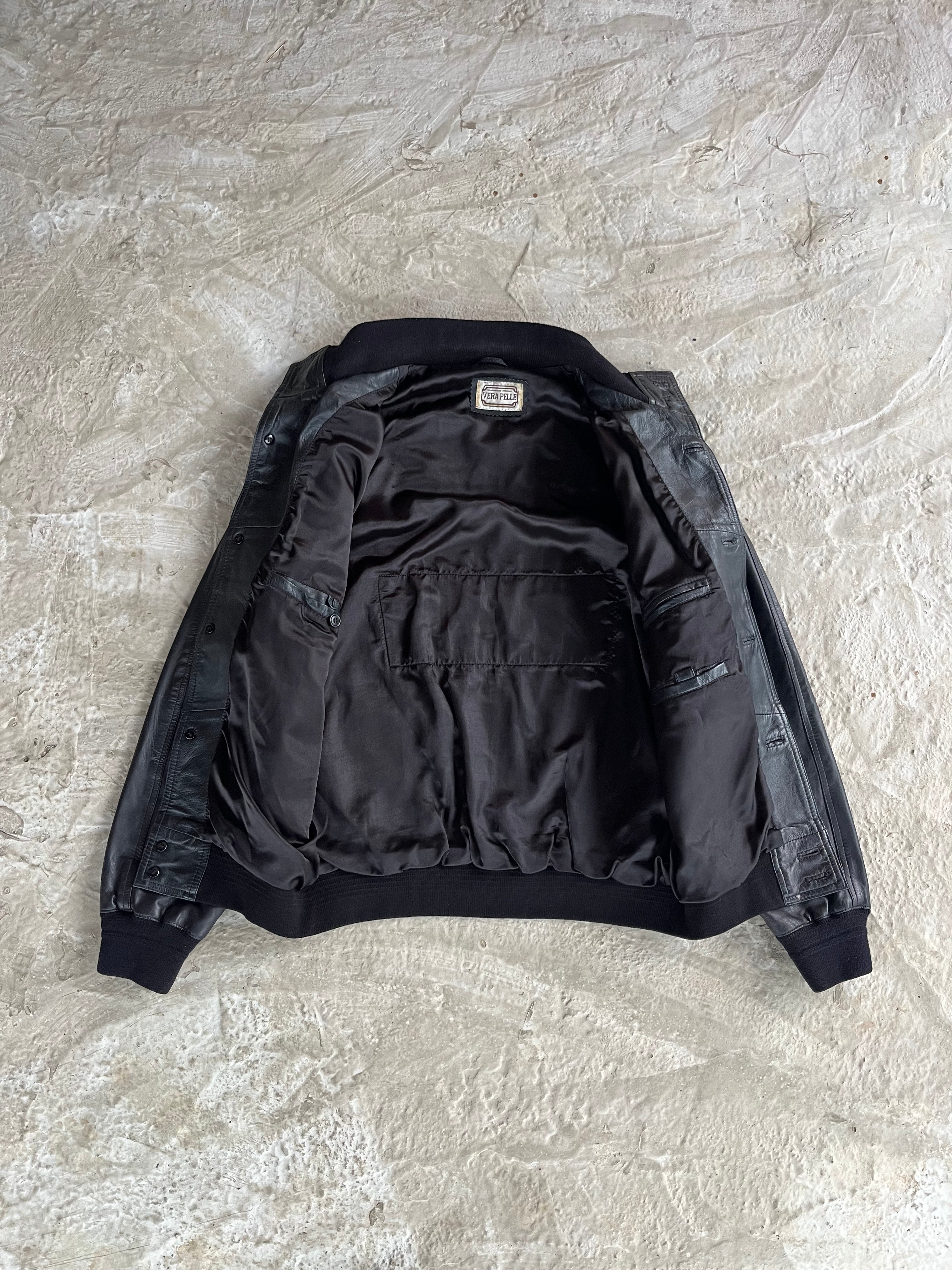 Vintage Real Leather Jacket | Giacca vera pelle