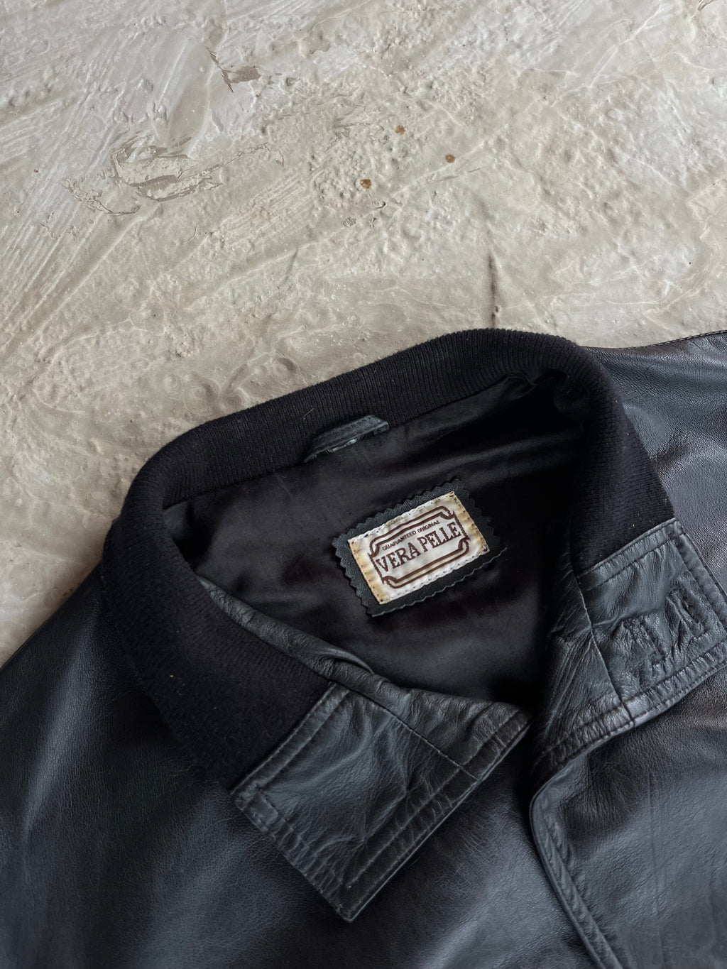Vintage Real Leather Jacket | Giacca vera pelle