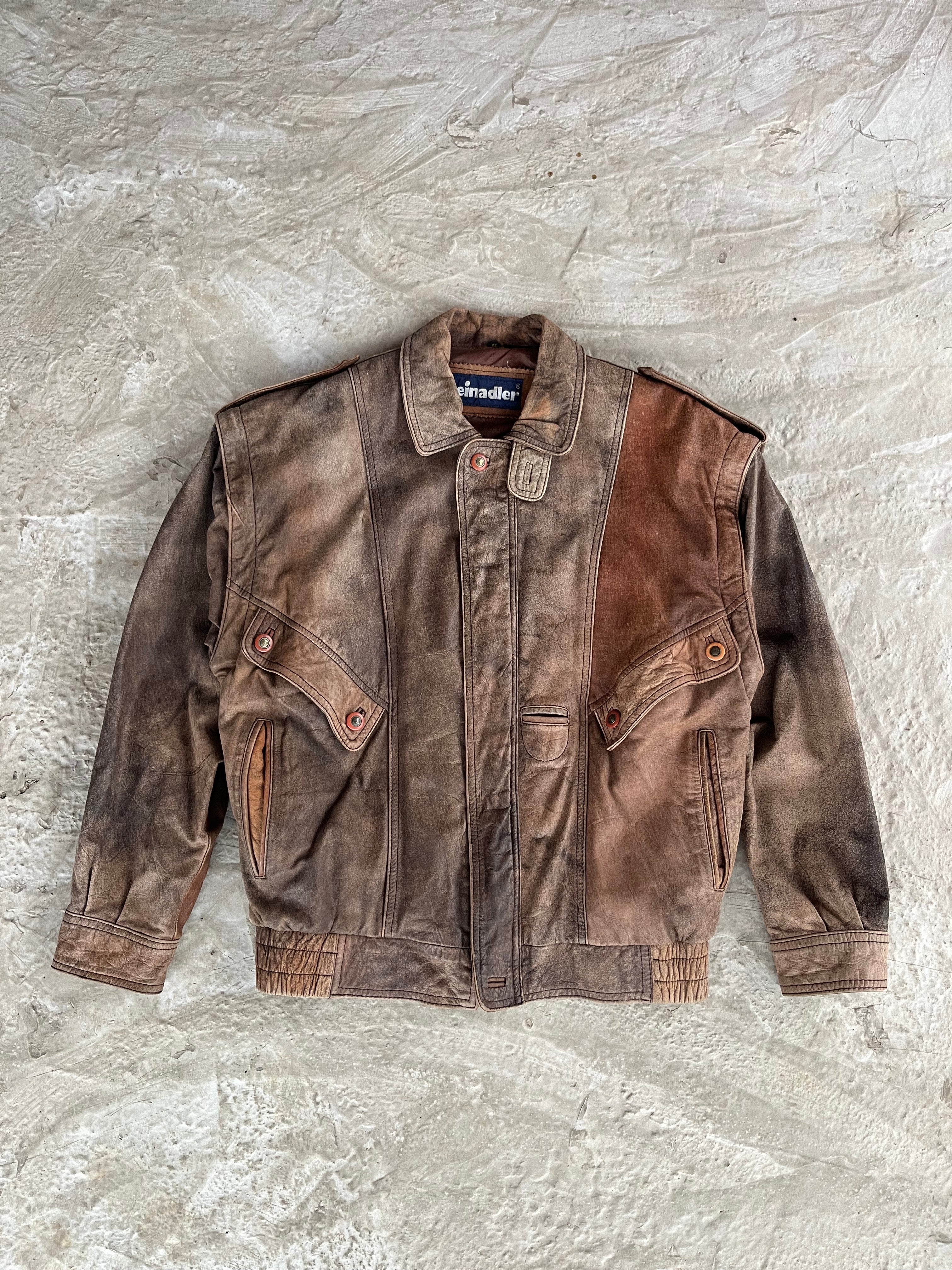 Vintage Real Leather Jacket | Giacca vera pelle