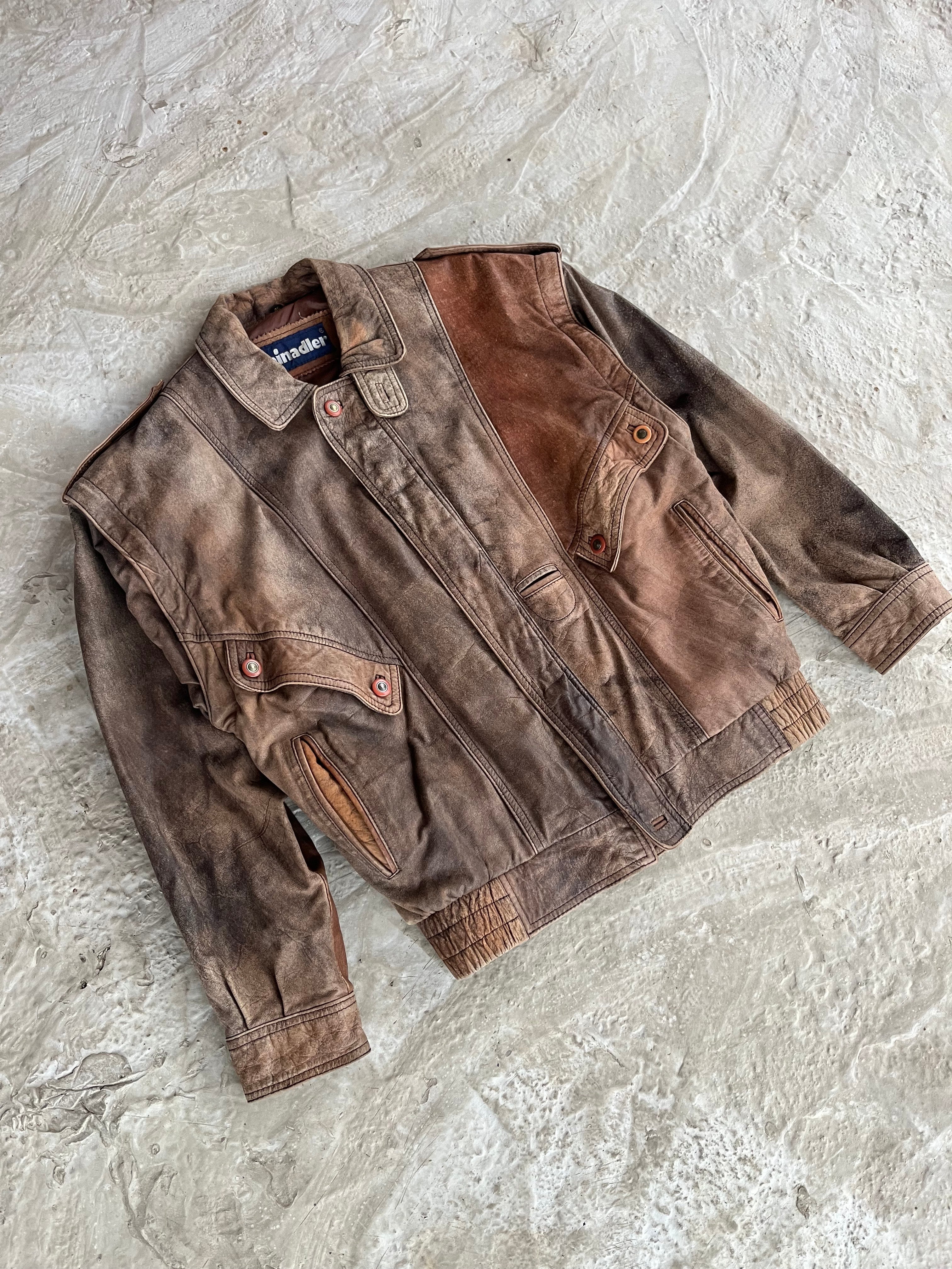 Vintage Real Leather Jacket | Giacca vera pelle