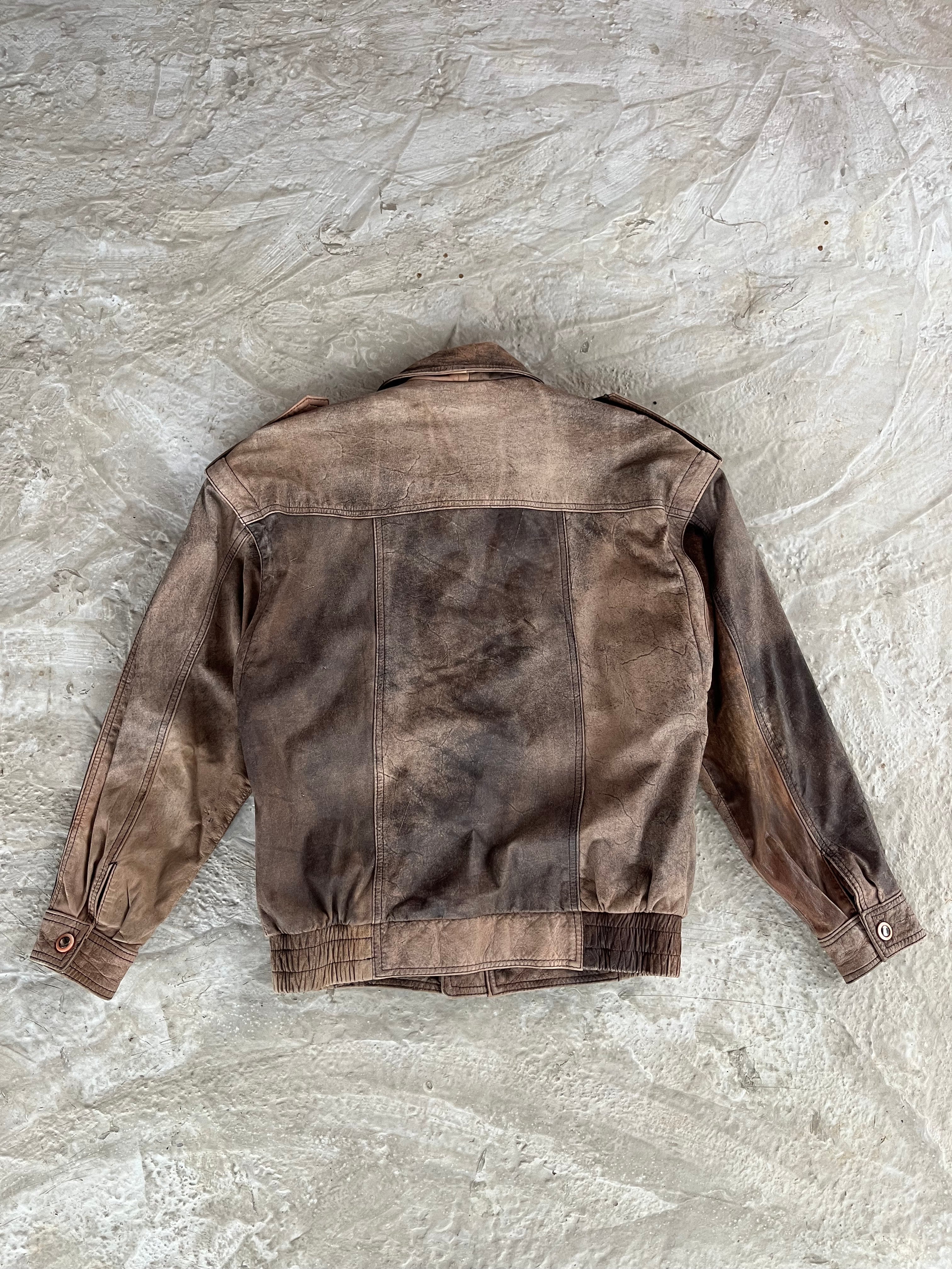 Vintage Real Leather Jacket | Giacca vera pelle