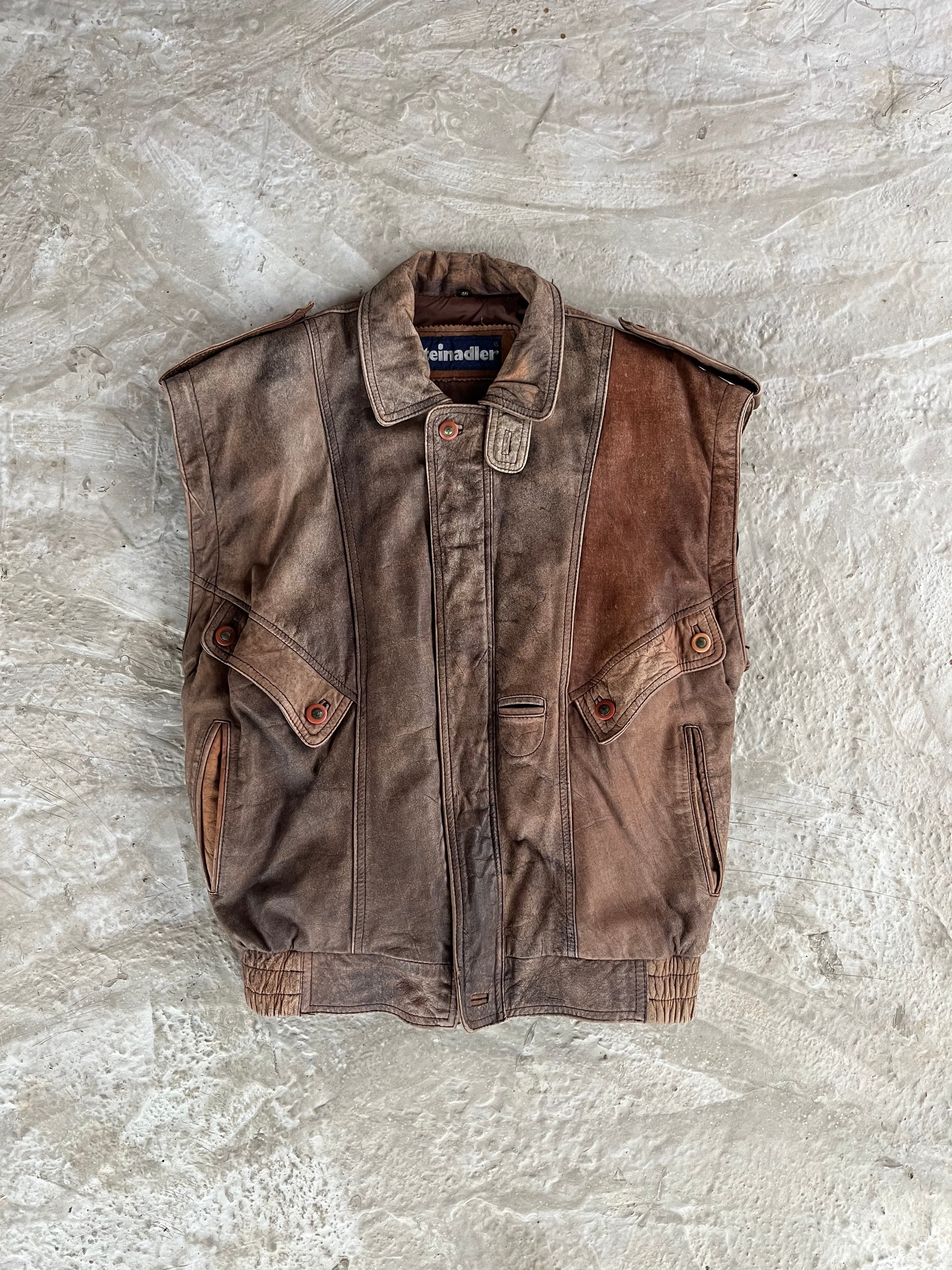 Vintage Real Leather Jacket | Giacca vera pelle