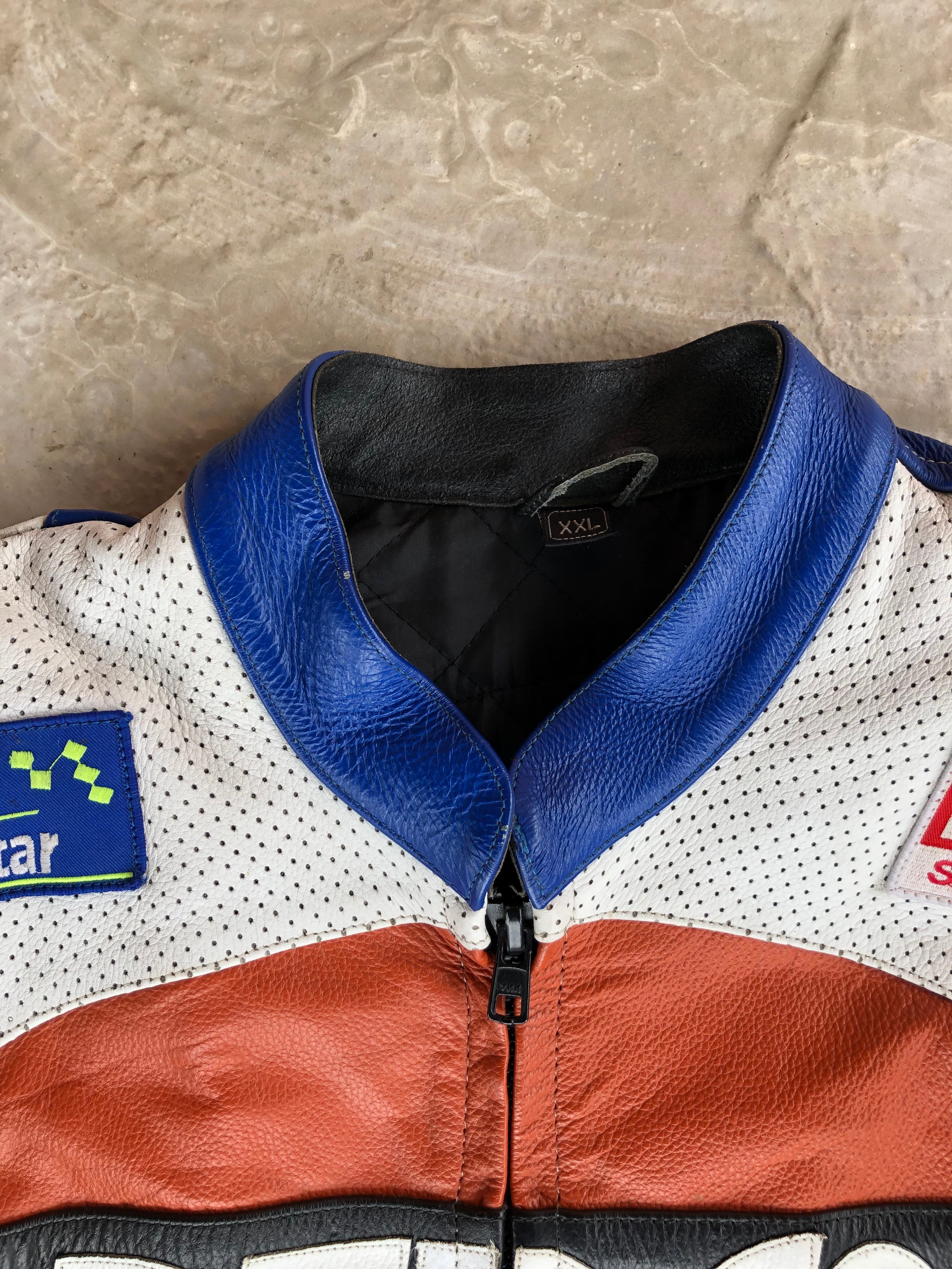 Vintage Racing Jacket Real Leather Repsol
