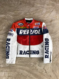 Vintage Racing Jacket Real Leather Repsol