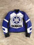 Vintage Racing Jacket Real Leather Yamaha