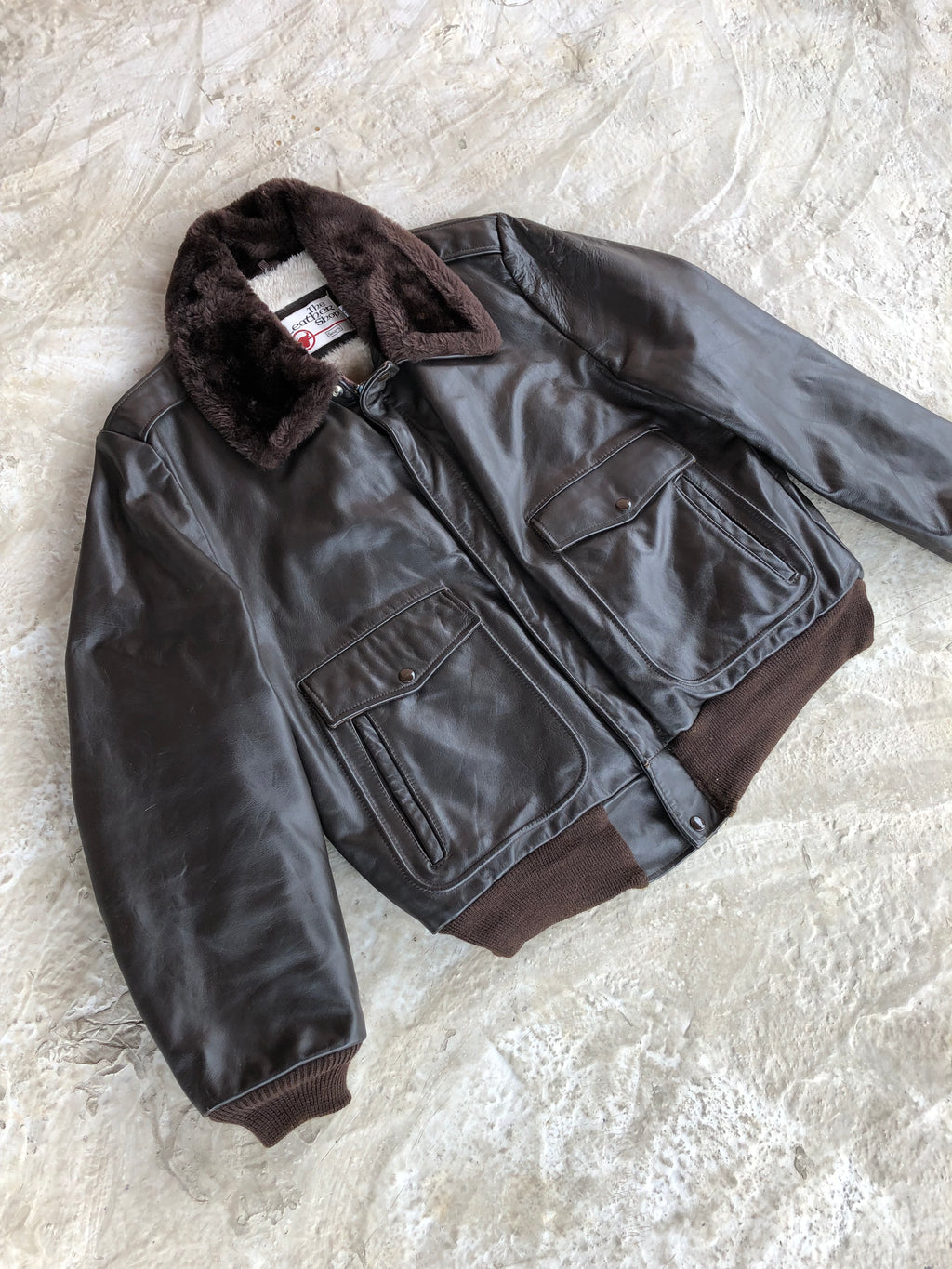 Vintage Real Leather Jacket | Giacca vera pelle