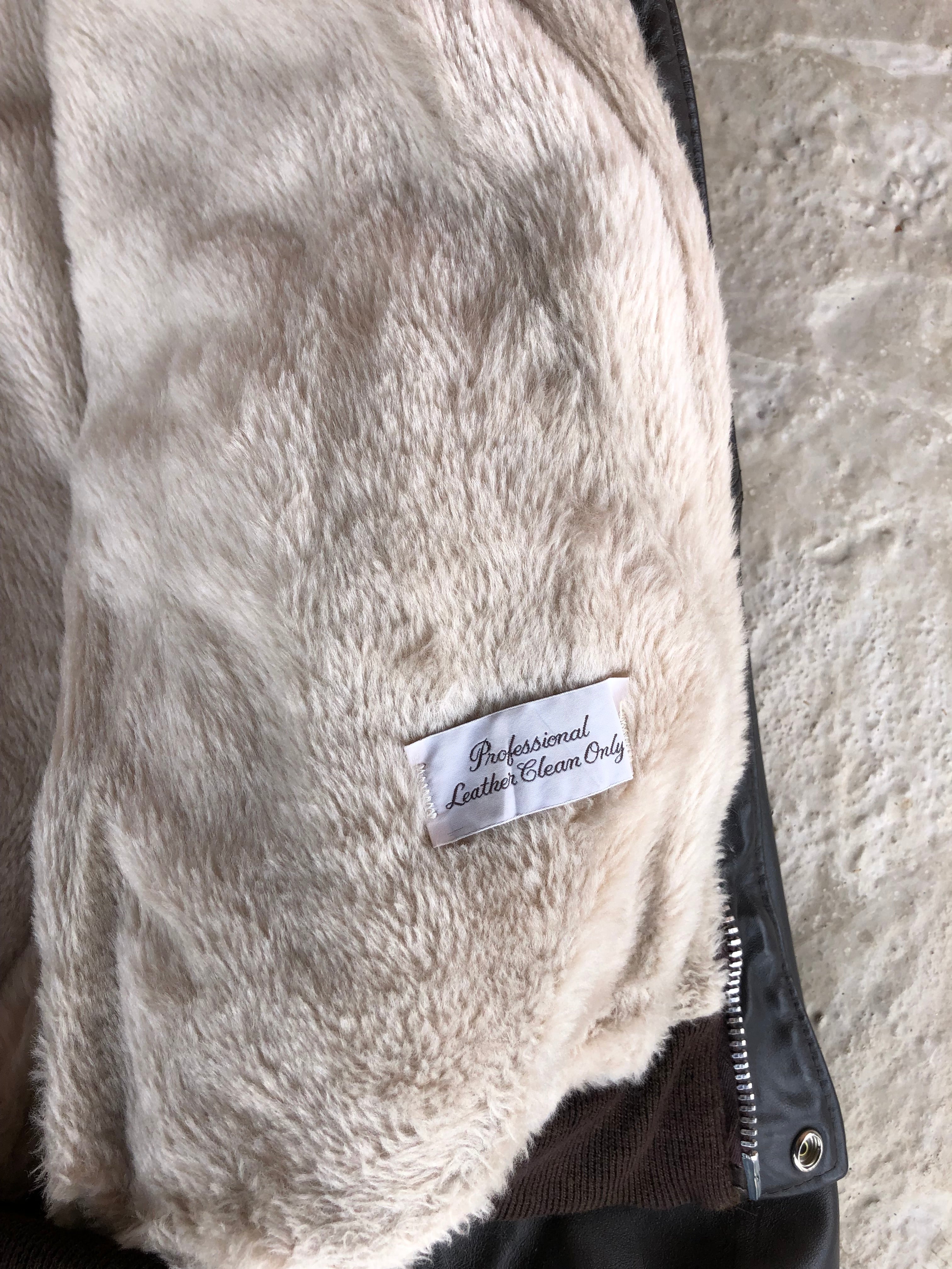 Vintage Real Leather Jacket | Giacca vera pelle