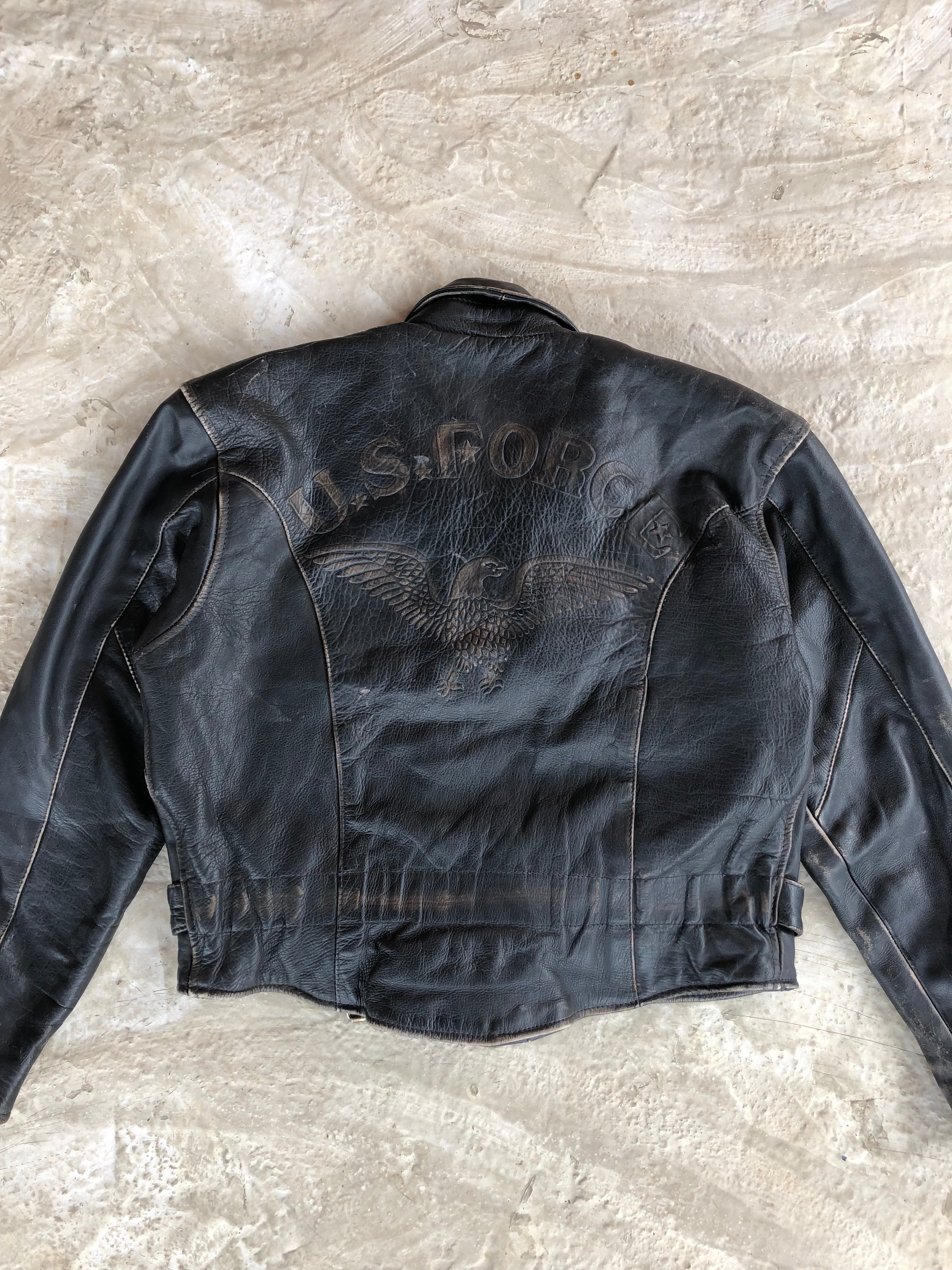 Vintage Real Leather Jacket | Giacca Chiodo vera pelle