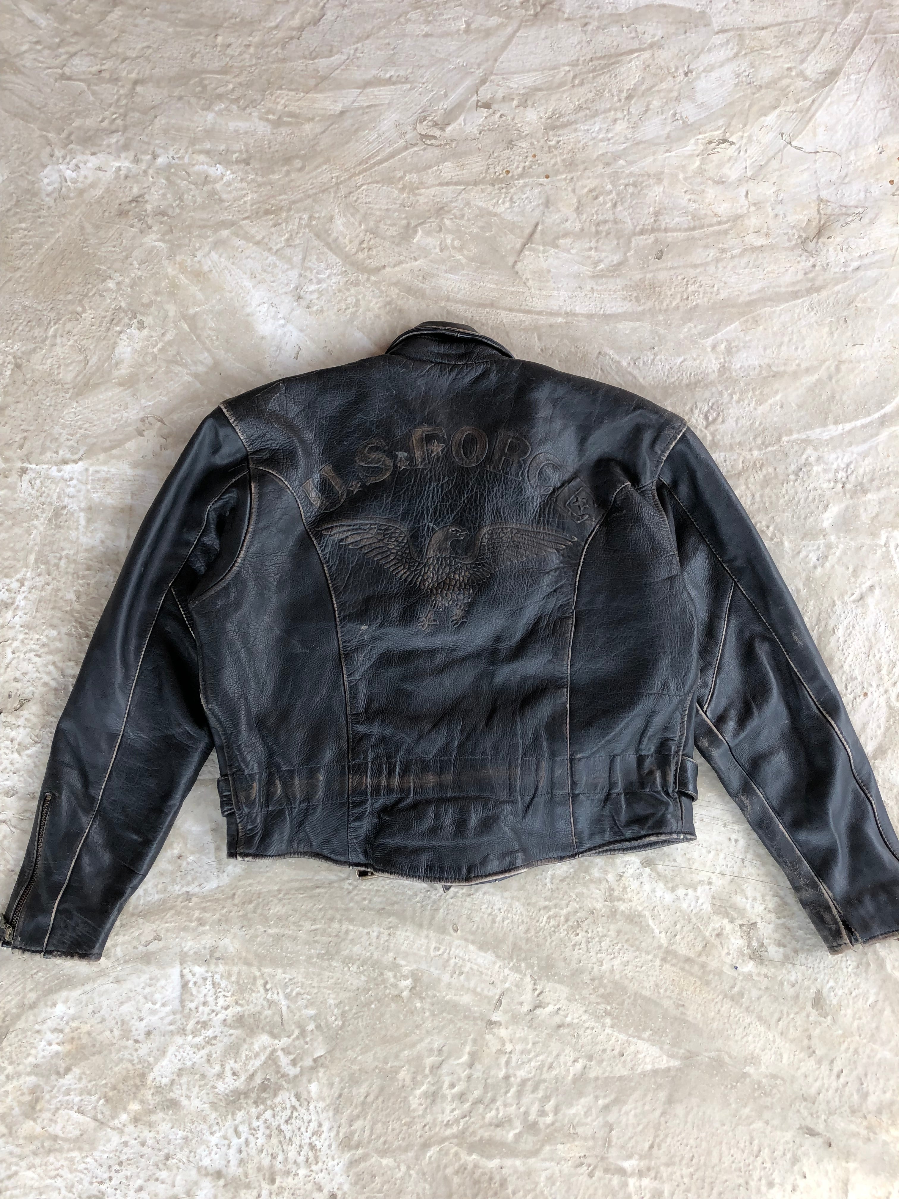 Vintage Real Leather Jacket | Giacca Chiodo vera pelle
