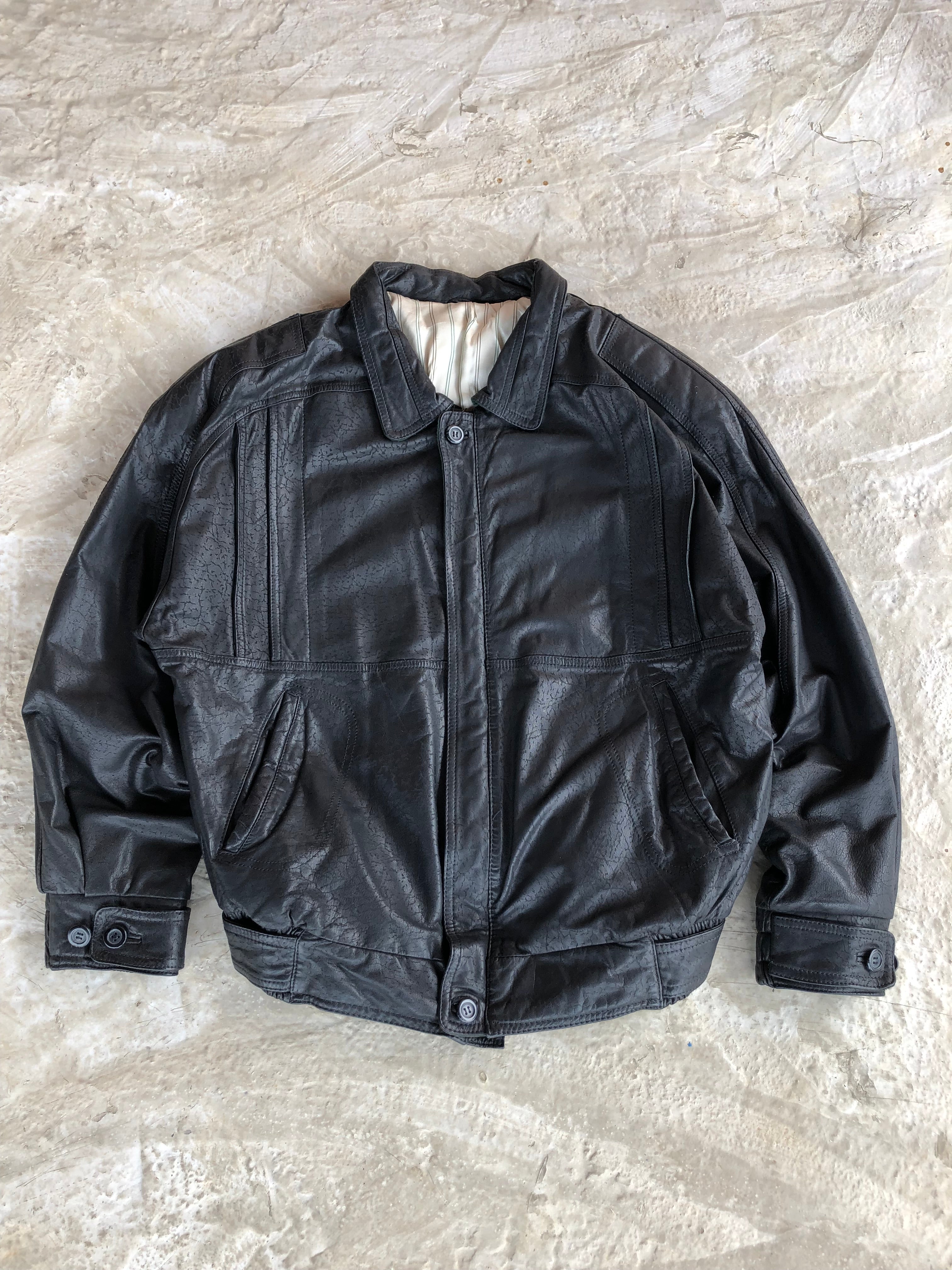 Vintage Real Leather Jacket | Giacca vera pelle