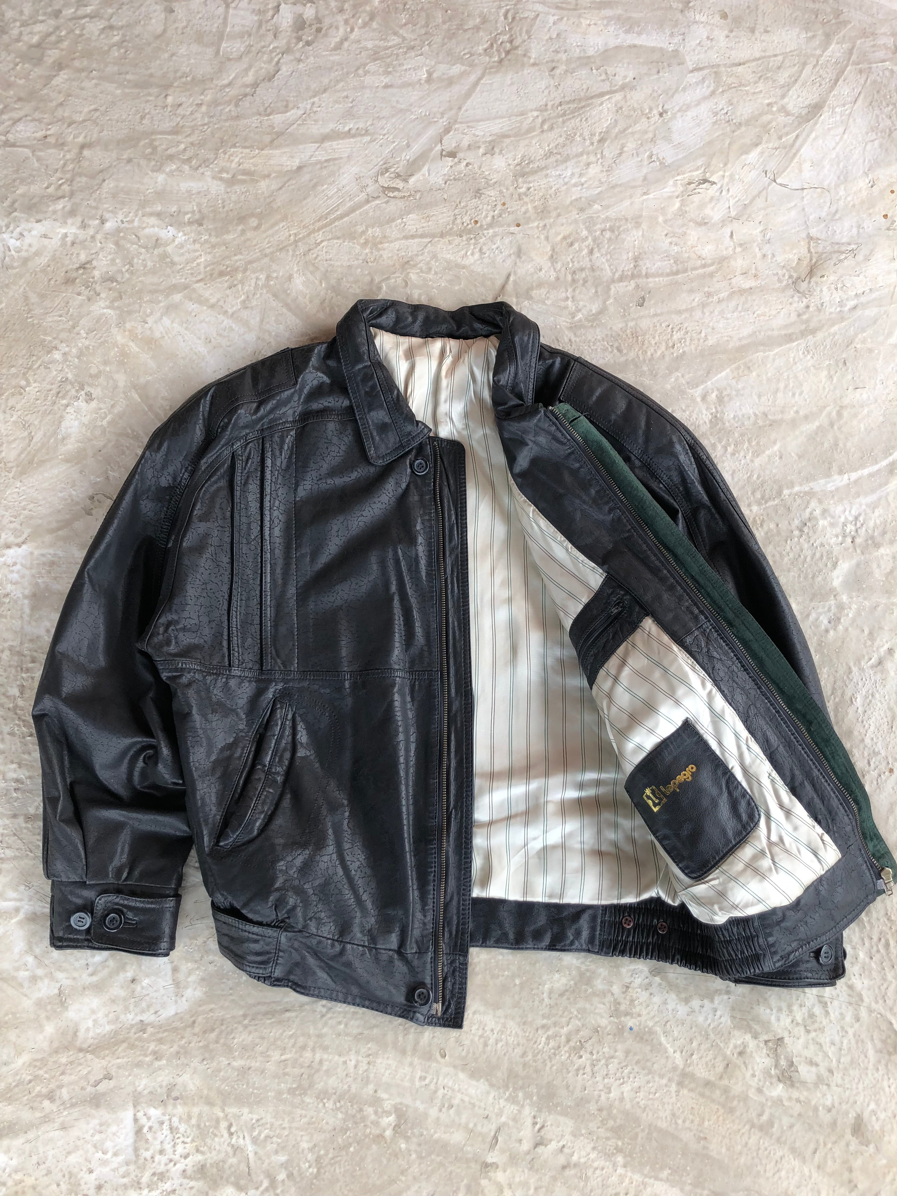 Vintage Real Leather Jacket | Giacca vera pelle