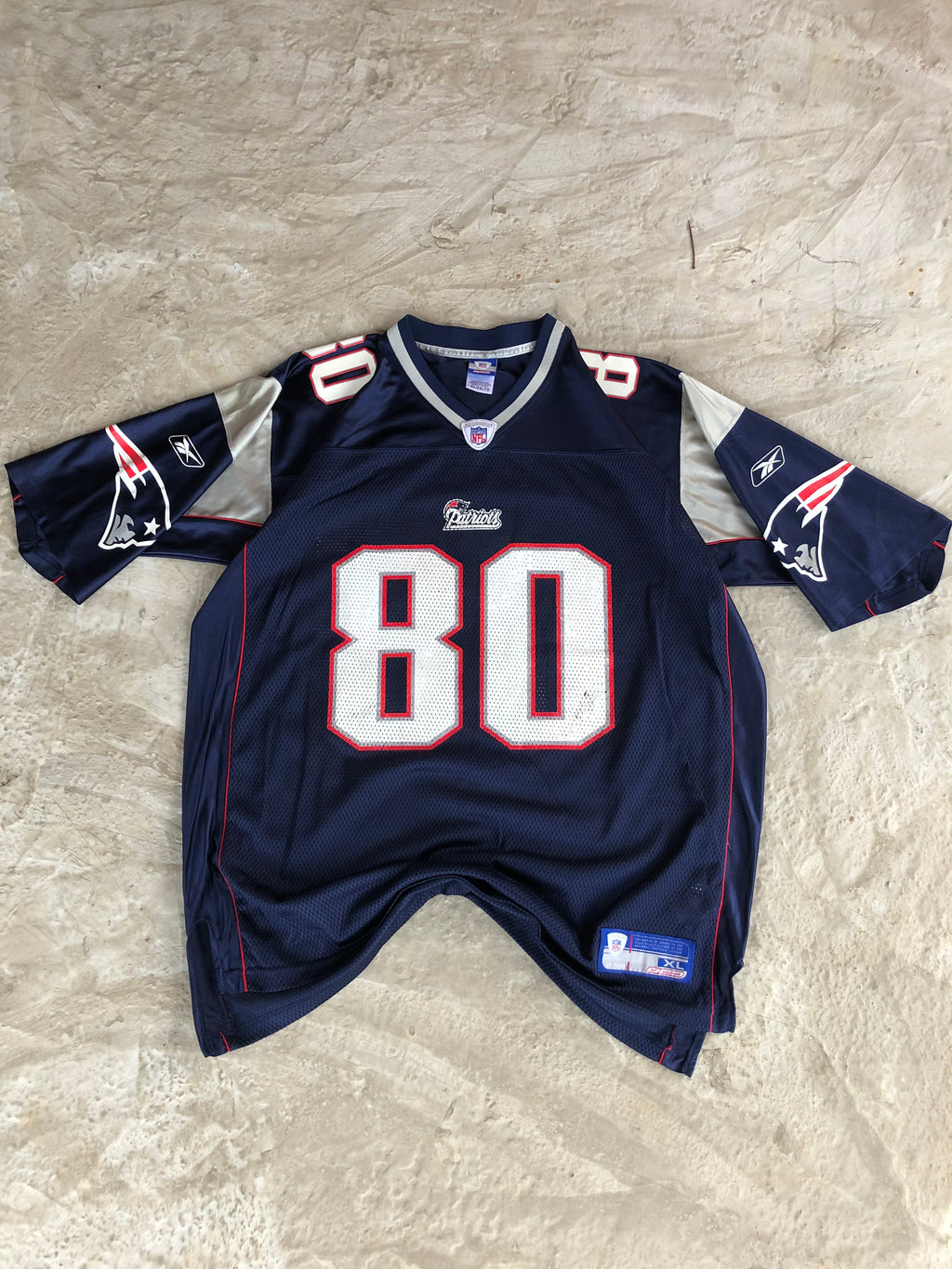 2002-04 Nfl x Reebok New England Patriots Brown Jersey