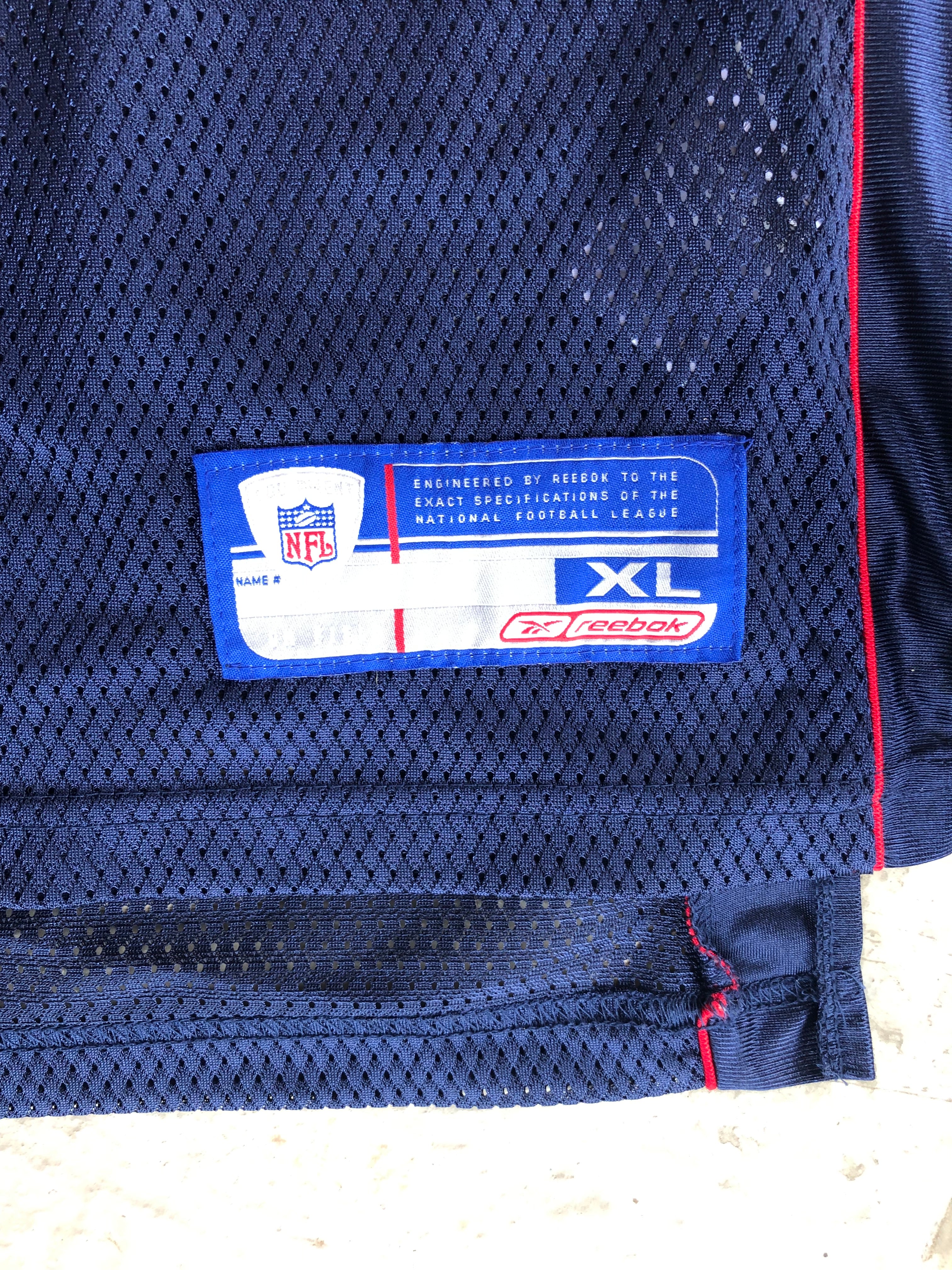 2002-04 Nfl x Reebok New England Patriots Brown Jersey